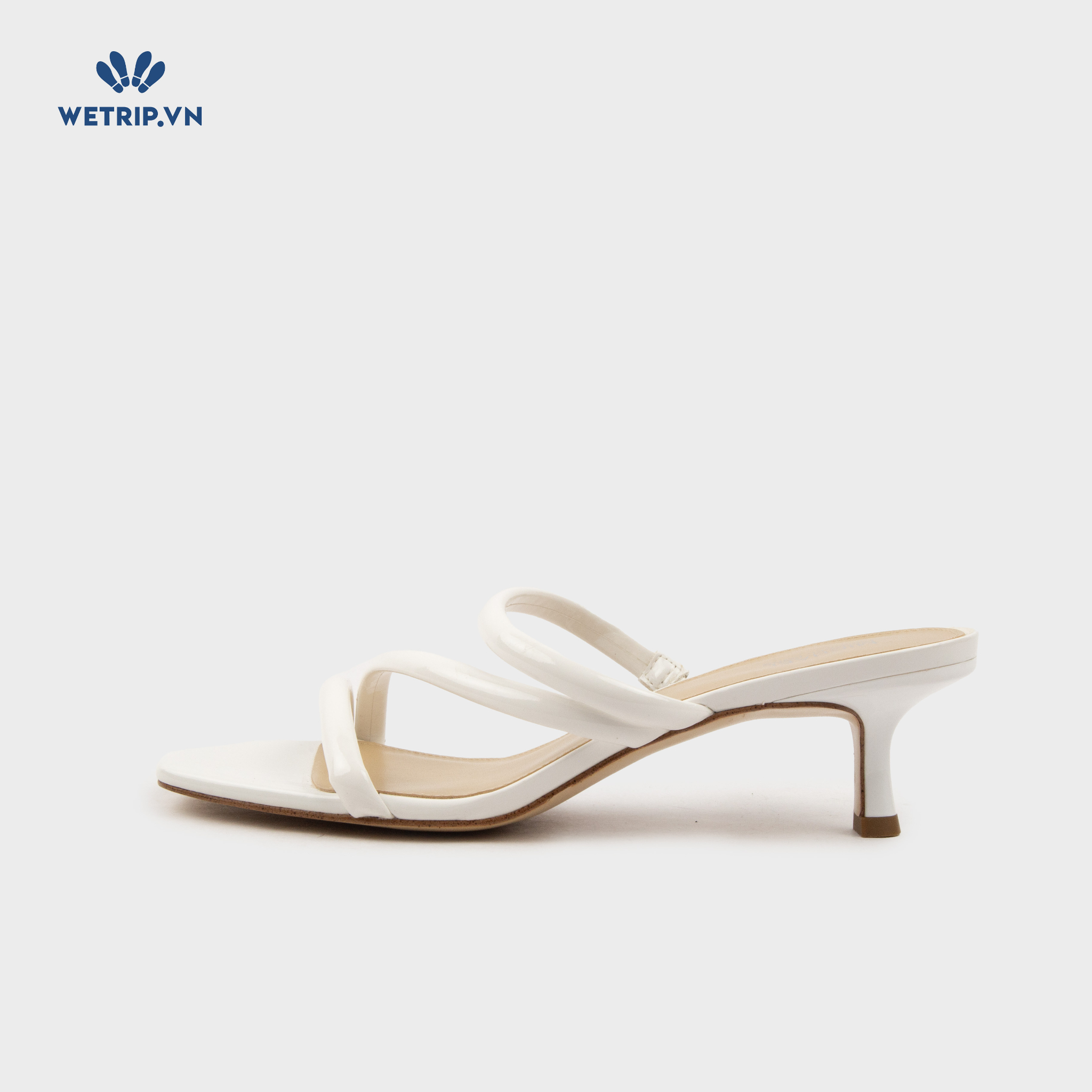 Sandals Cao Gót Wetrip_MKs (Trắng) Mã SDCG-MK-074-B