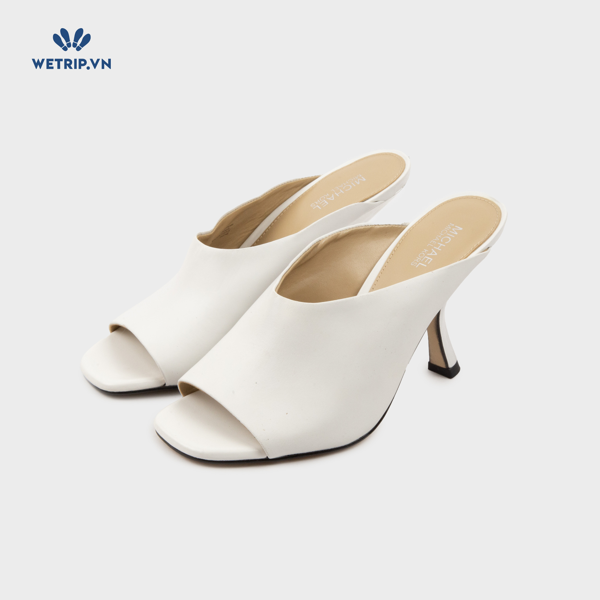 Sandals Cao Gót Wetrip_MKs (Trắng) Mã SDCG-MK-077-B