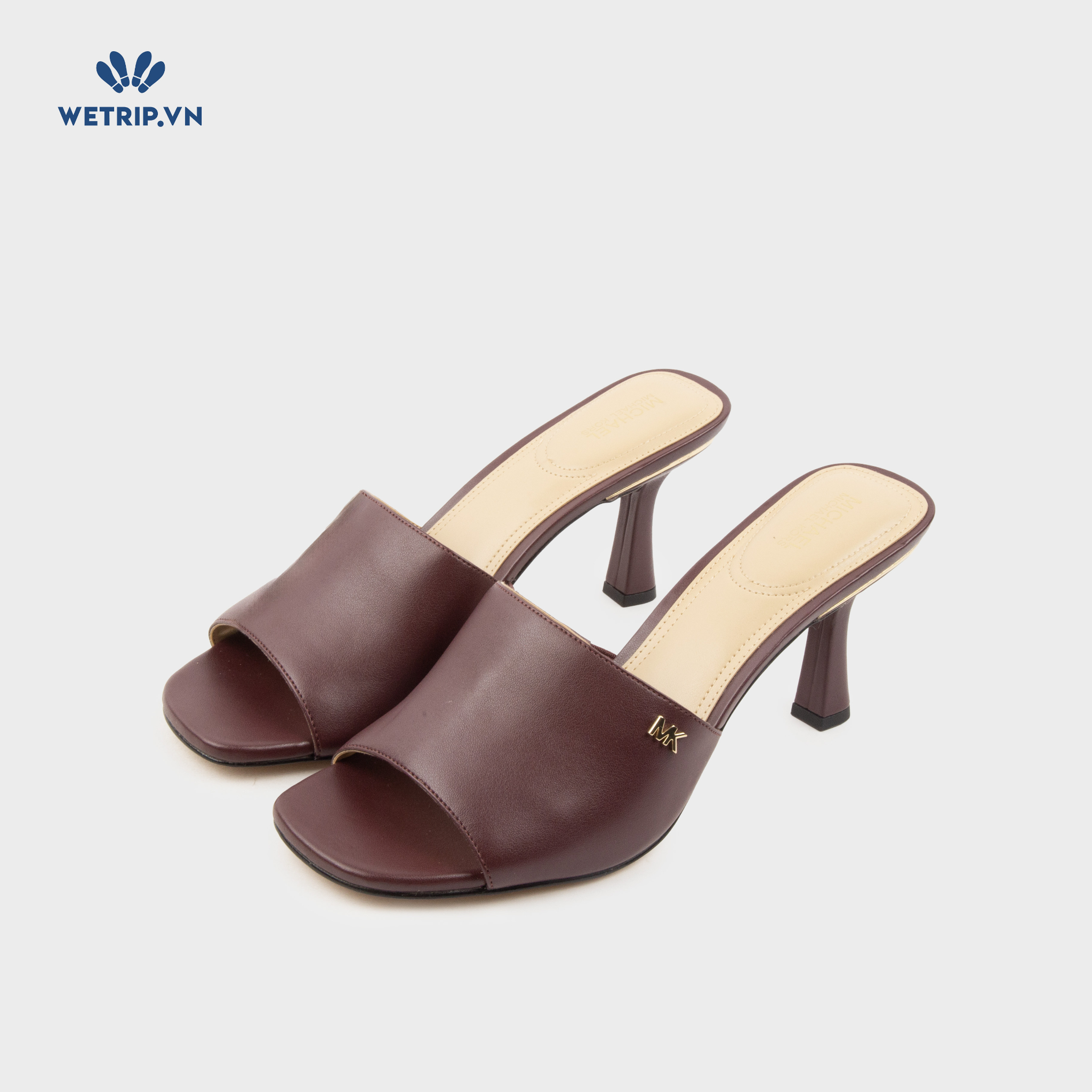 Sandals Cao Gót Wetrip_MKs (Đỏ da) Mã SDCG-MK-015-I