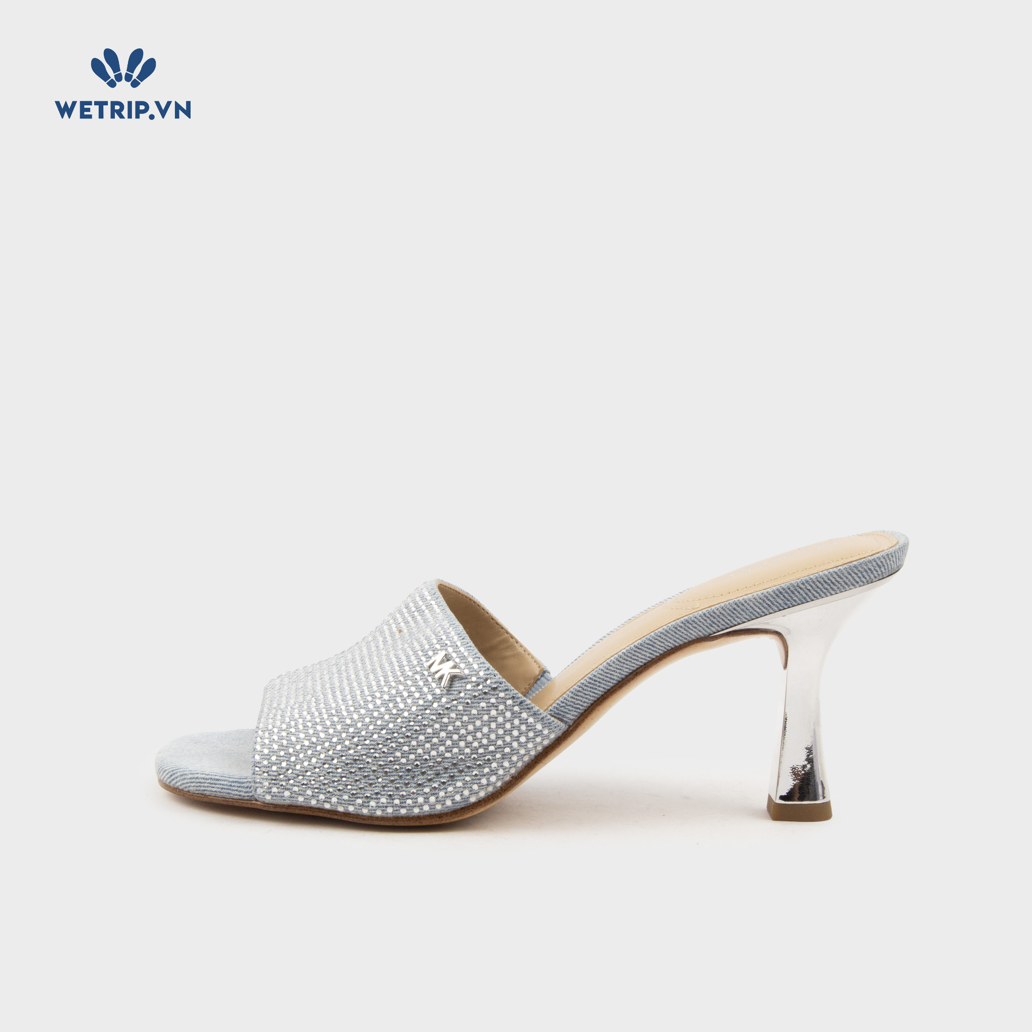 Sandals Cao Gót Wetrip_MKs (Trắng) Mã SDCG-MK-015-D