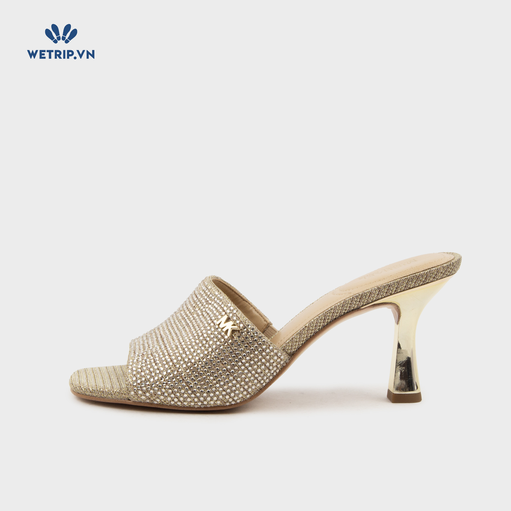 Sandals Cao Gót Wetrip_MKs (Vàng trắng) Mã SDCG-MK-015-C