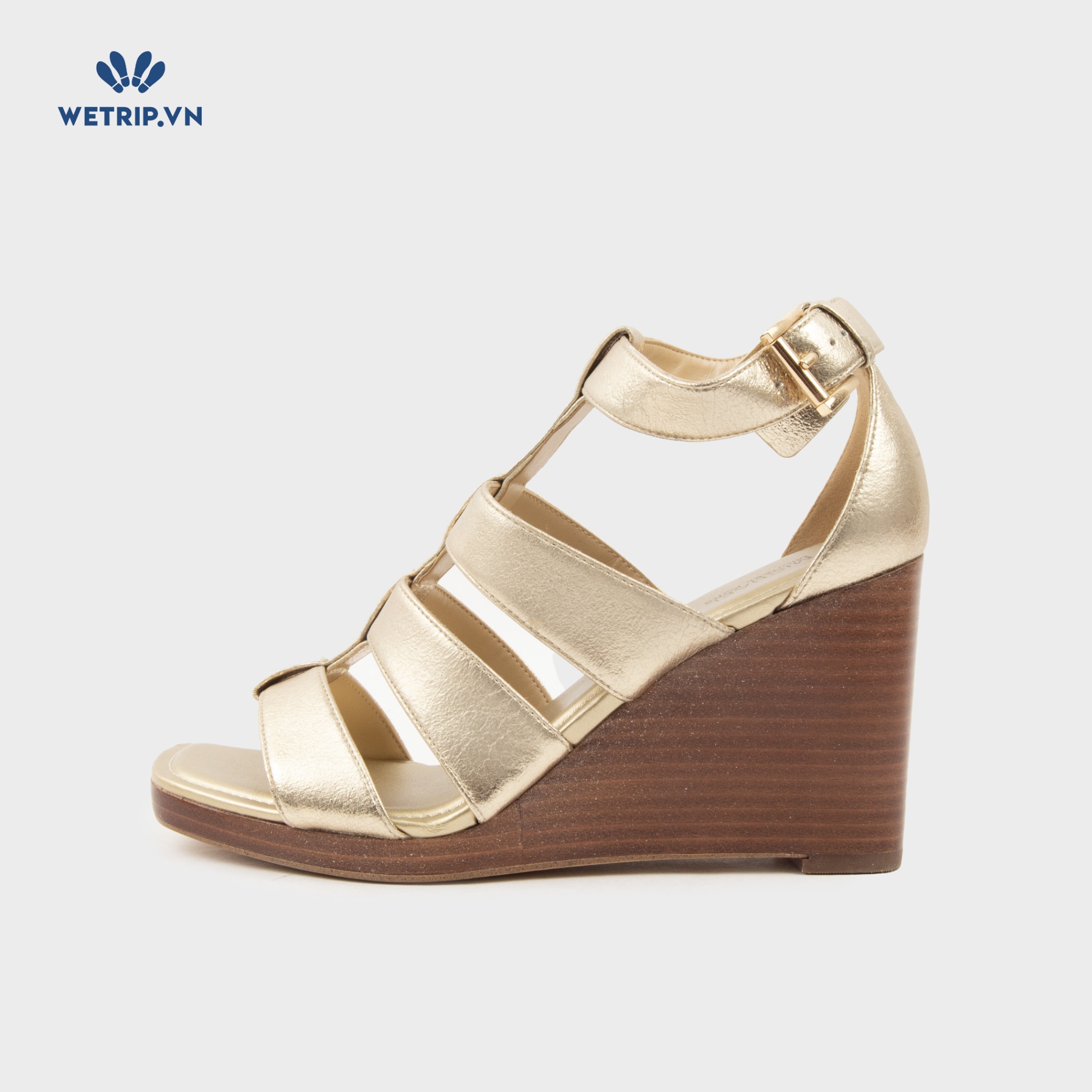 Sandal Xuồng Wetrip_MKs (Vàng đế nâu) Mã SDX-MK-014-B