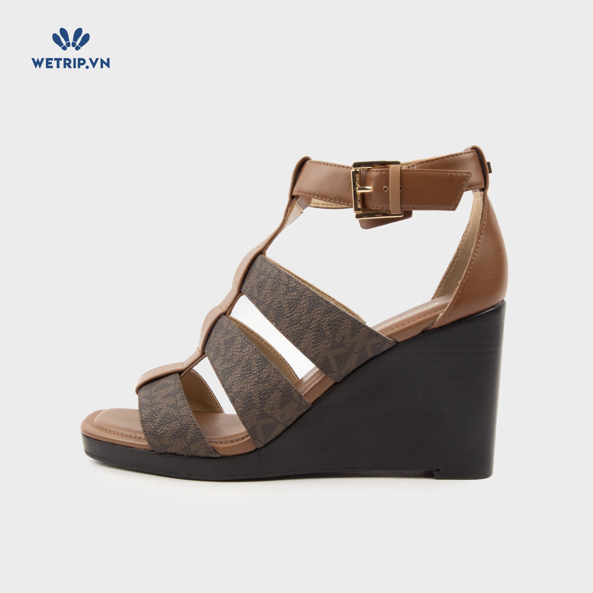 Sandal Xuồng Wetrip_MKs (Nâu gót đen) Mã SDX-MK-014-C1