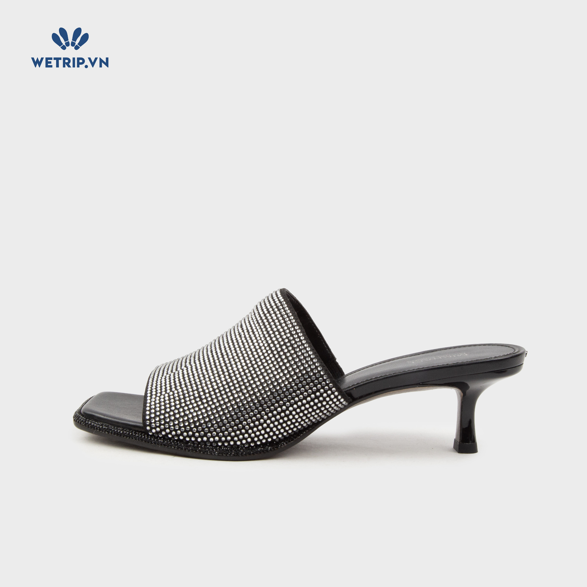 Sandals Cao Gót Wetrip_MKs (Đen đá trắng) Mã SDCG-MK-016-C