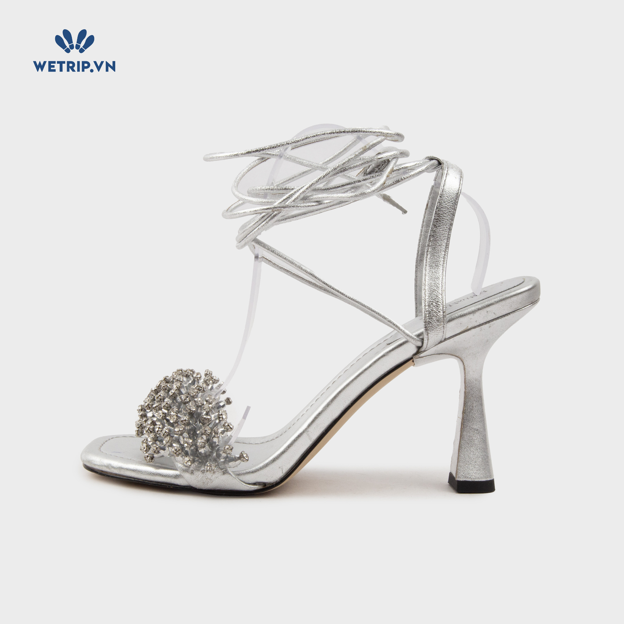 Sandals Cao Gót Wetrip_MKs (Trắng) Mã SDCG-MK-057-A