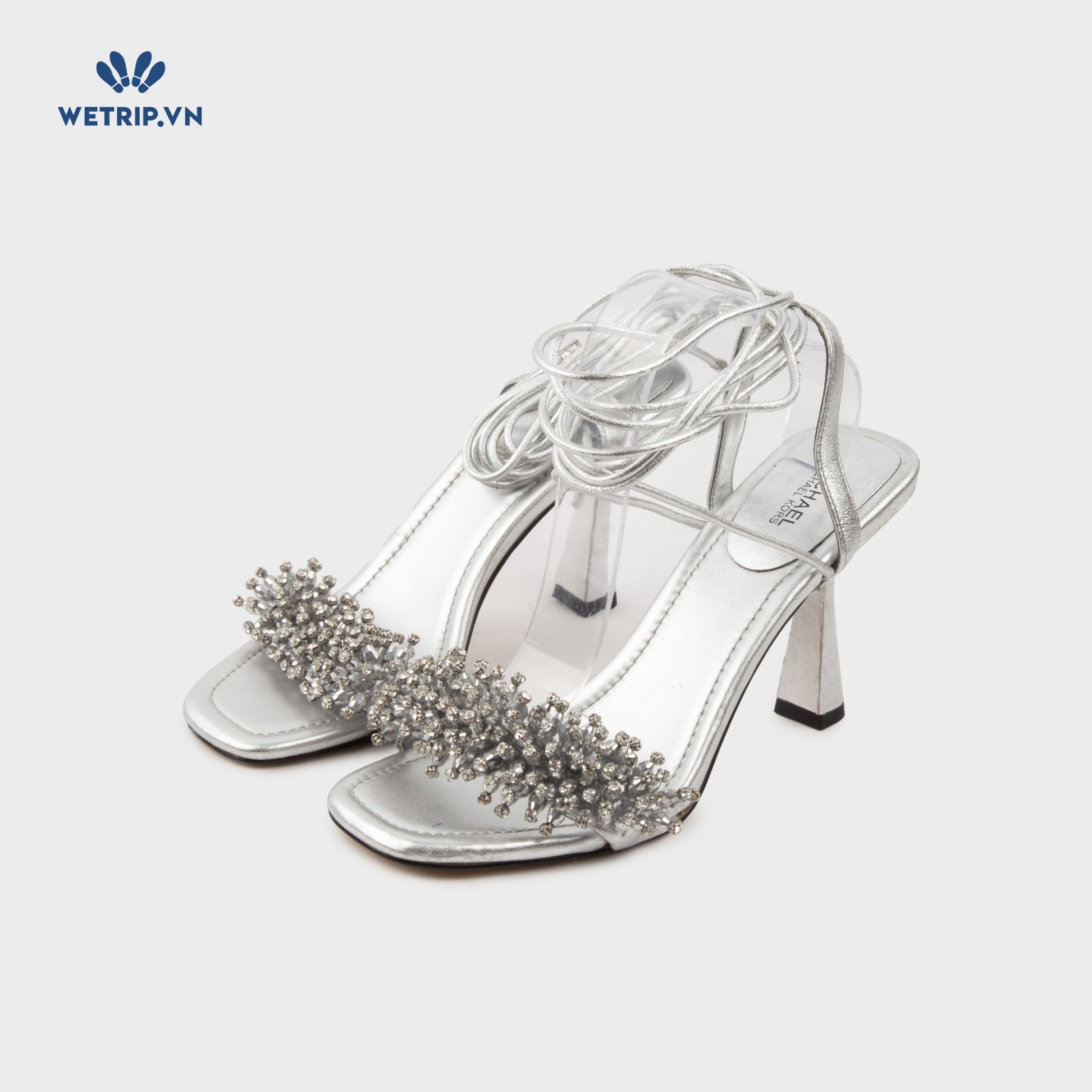 Sandals Cao Gót Wetrip_MKs (Trắng) Mã SDCG-MK-057-A