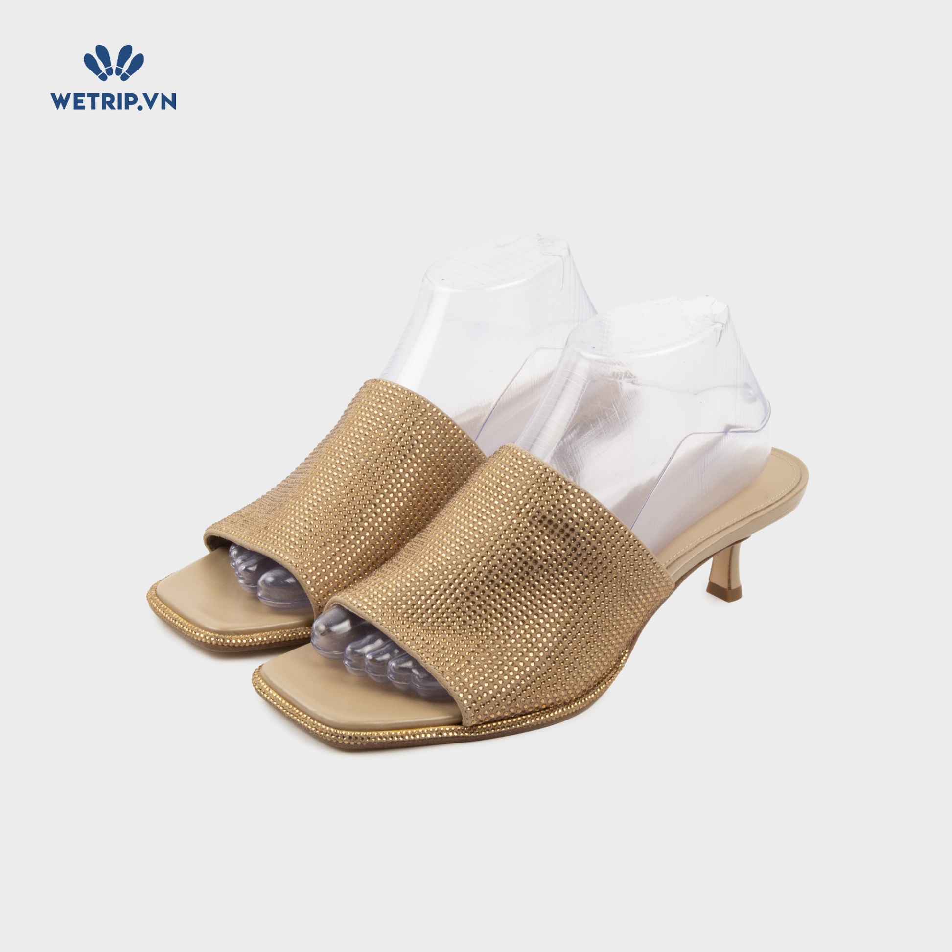 Sandals Cao Gót Wetrip_MKs (Vàng) Mã SDCG-MK-016-D