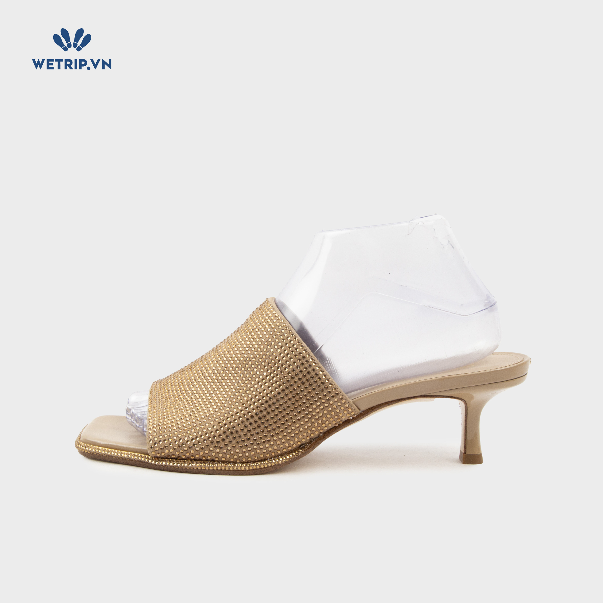 Sandals Cao Gót Wetrip_MKs (Vàng) Mã SDCG-MK-016-D