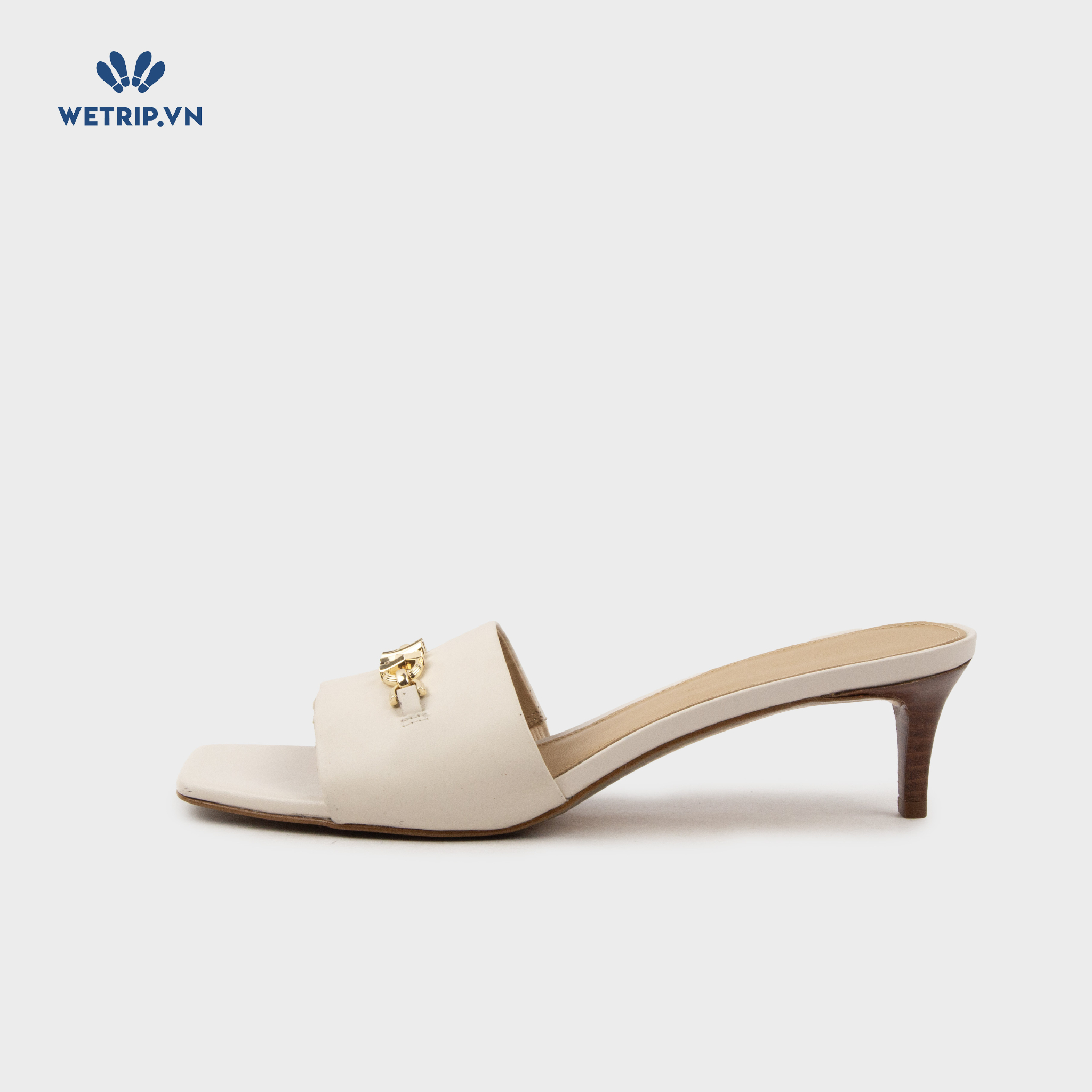 Sandals Cao Gót Wetrip_MKs (Trắng) Mã SDCG-MK-064-B
