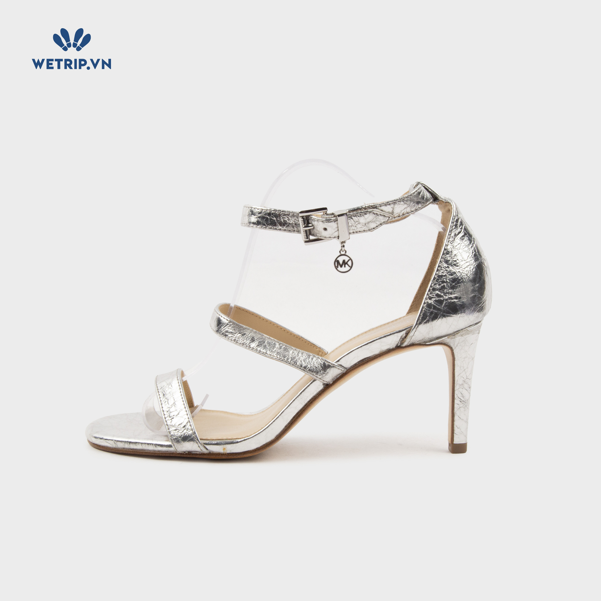 Sandals Cao Gót Wetrip_MKs (Bạc) Mã SDCG-MK-092-A
