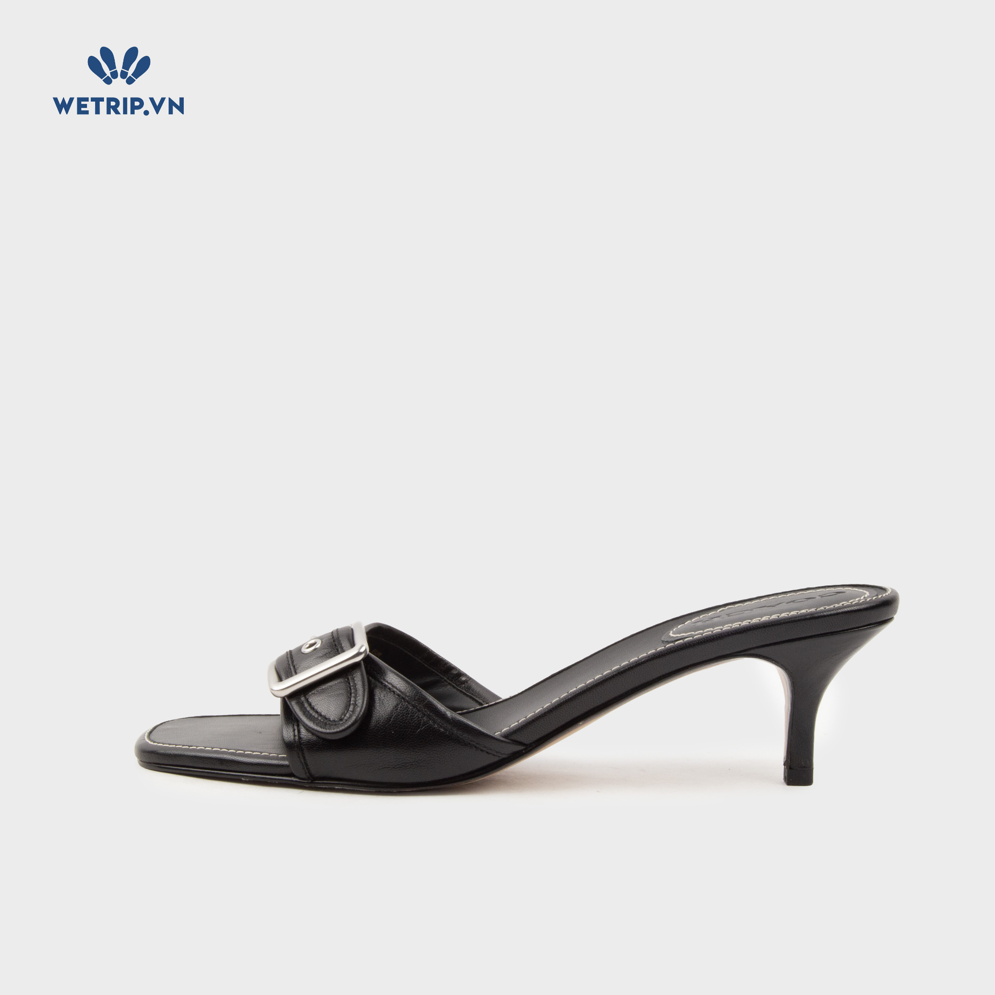 Sandal Cao Gót Coach (Đen) Mã SDCG-COA-005-A