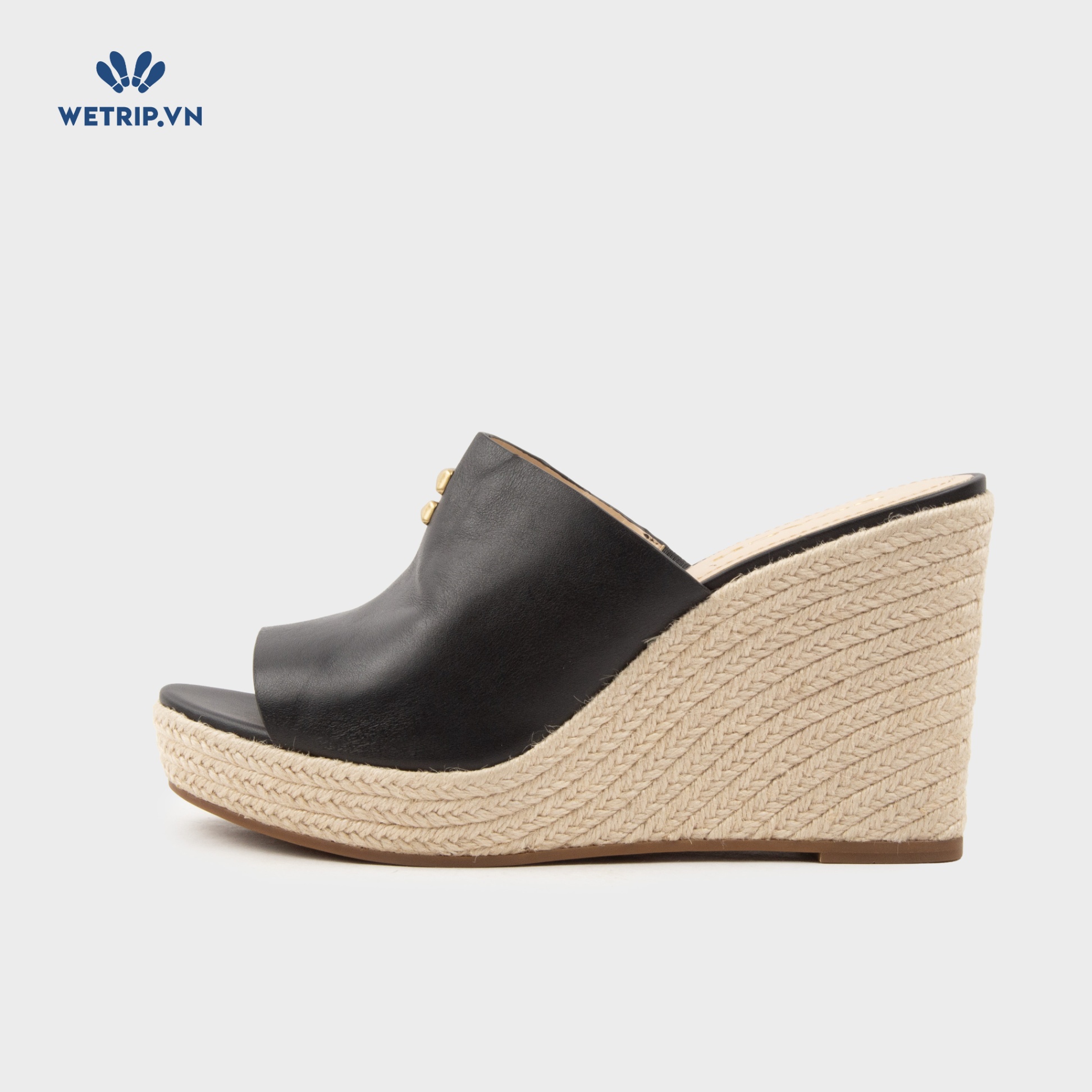 Sandal Xuồng Coach (Đen) Mã SDX-COA-003-A