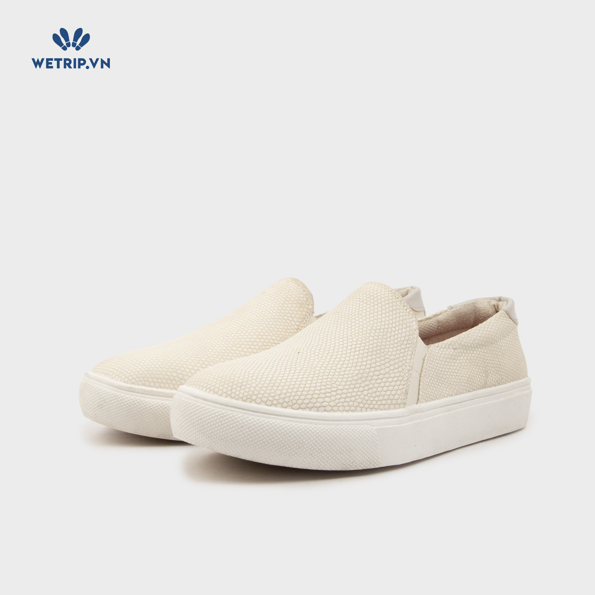 Slipon Dr.Sholl's (Trắng xanh) Mã SLO-DRS-006-G