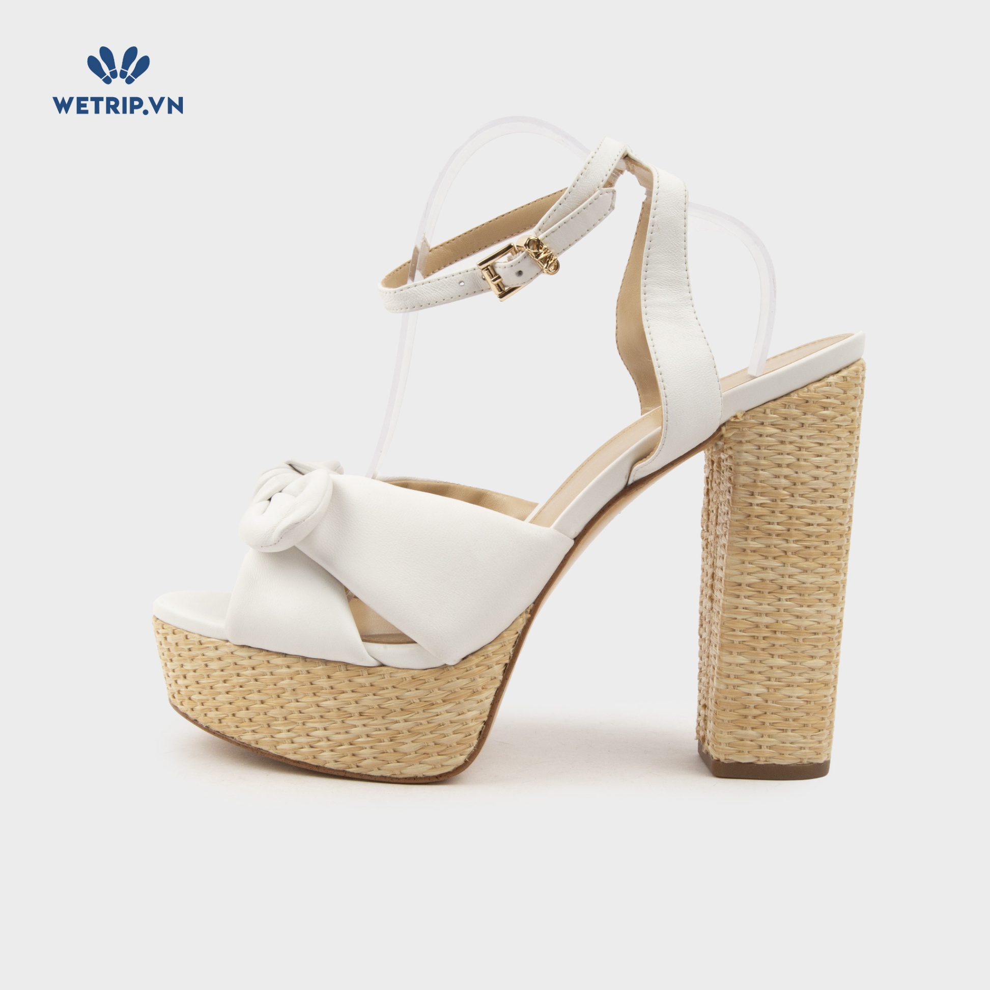 Sandal Cao Gót Wetrip_MKs (Trắng) Mã SDCG-MK-031-B