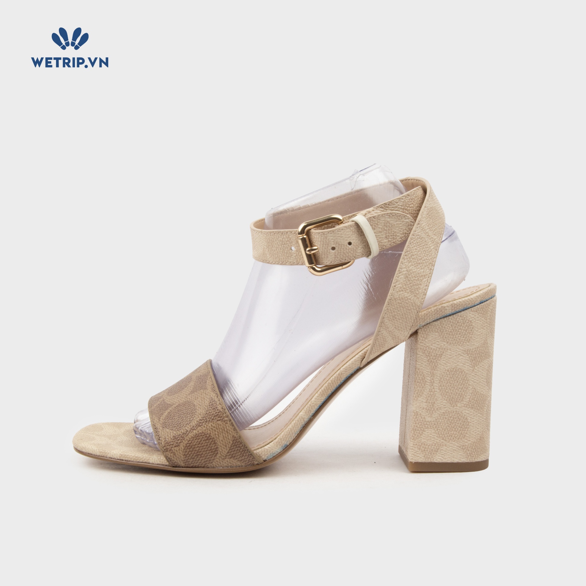 Sandal Cao Gót Coach (Nâu) Mã SDCG-COA-002-A
