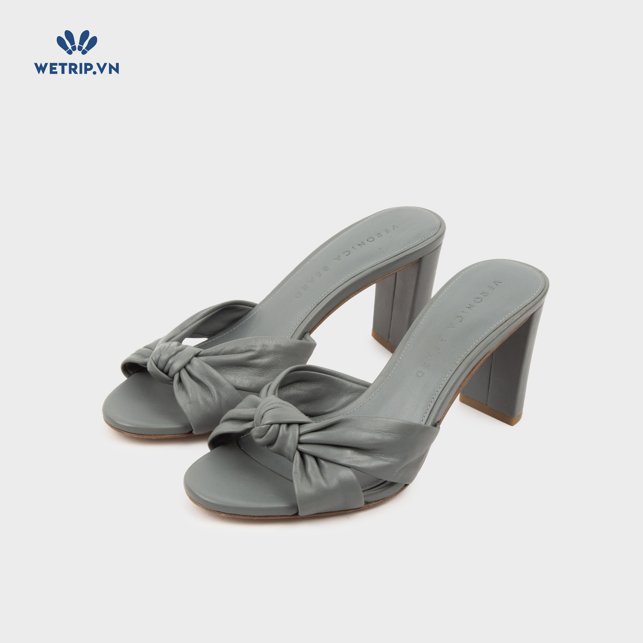 Sandal Cao Gót Veronica Beard (Xanh) Mã SDCG-VAB-006-E