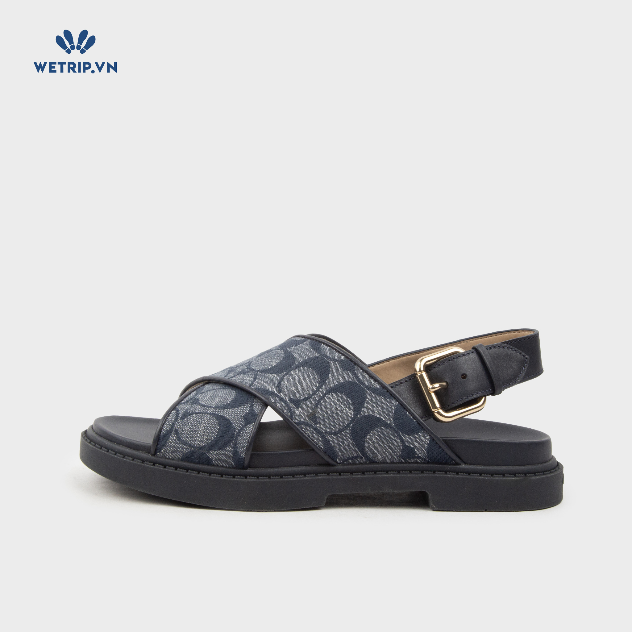 Sandal Coach (Xanh than) Mã SD-COA-003-C1