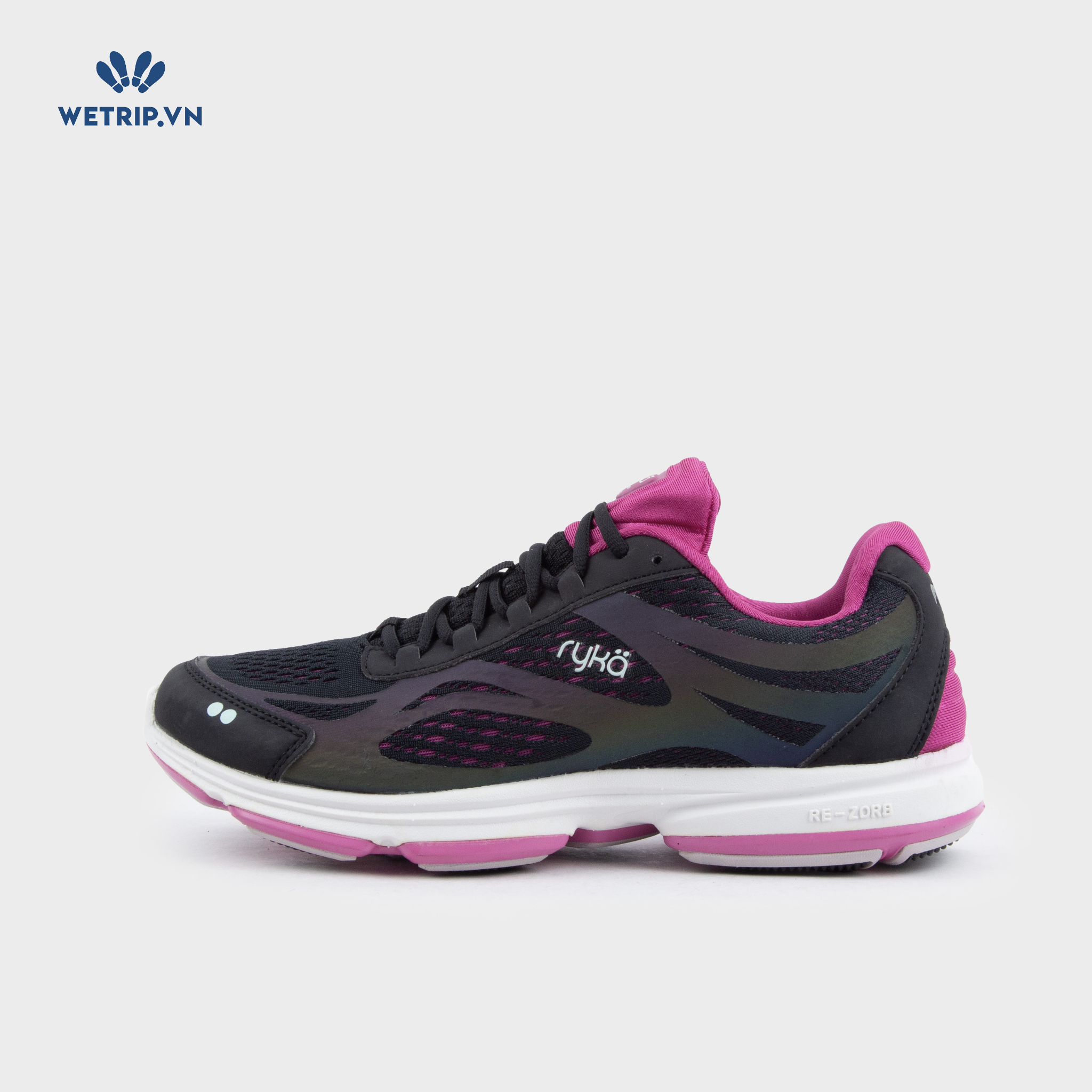 Sneakers RYKA (Đen cổ hồng) Mã SN-RYKA-007-G