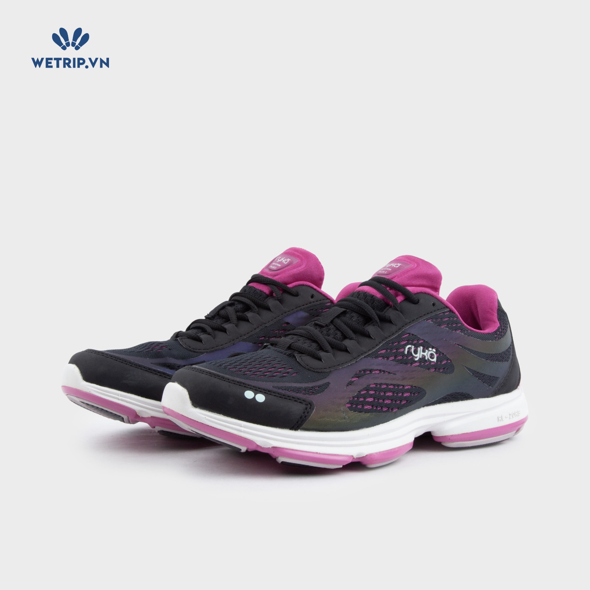 Sneakers RYKA (Đen cổ hồng) Mã SN-RYKA-007-G
