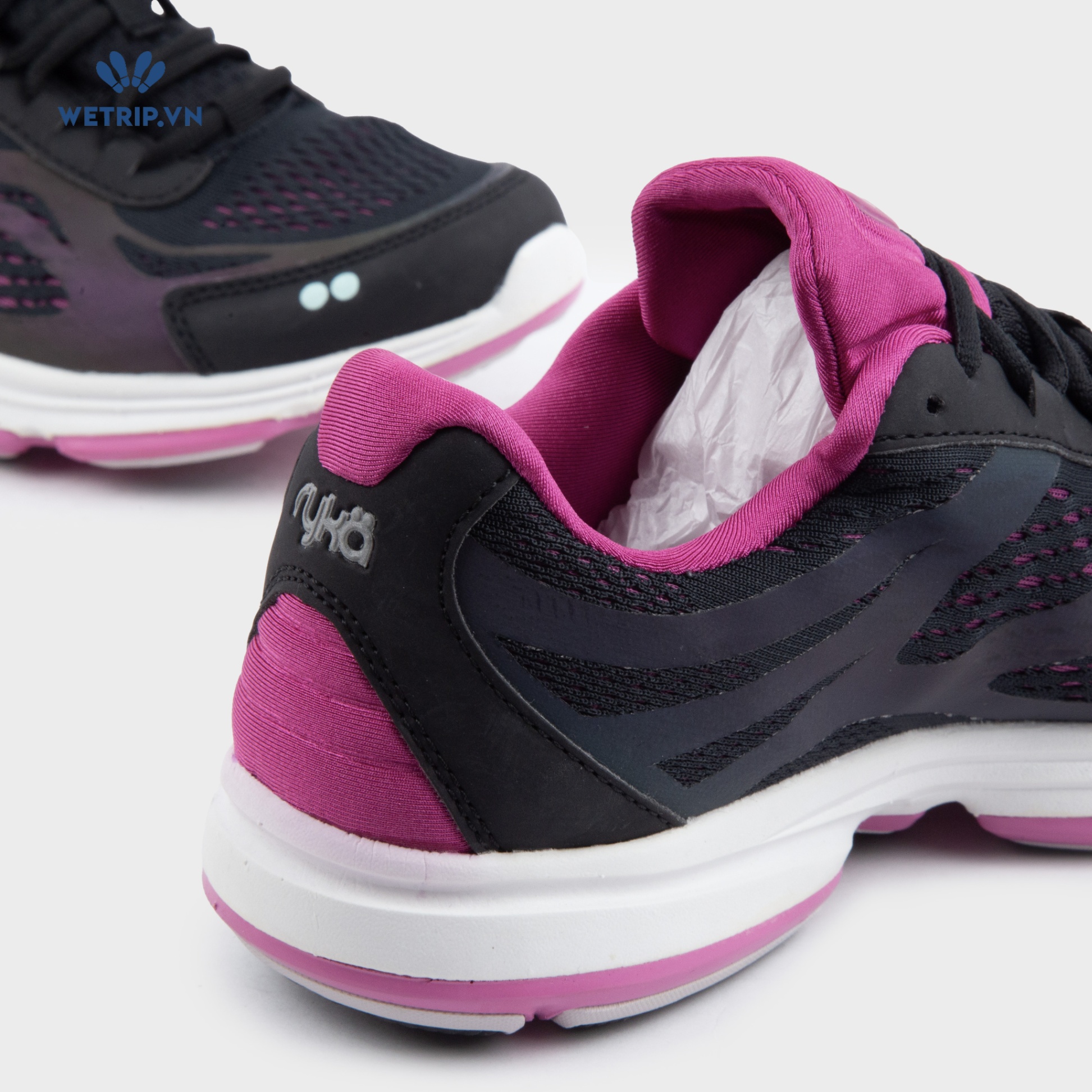 Sneakers RYKA (Đen cổ hồng) Mã SN-RYKA-007-G