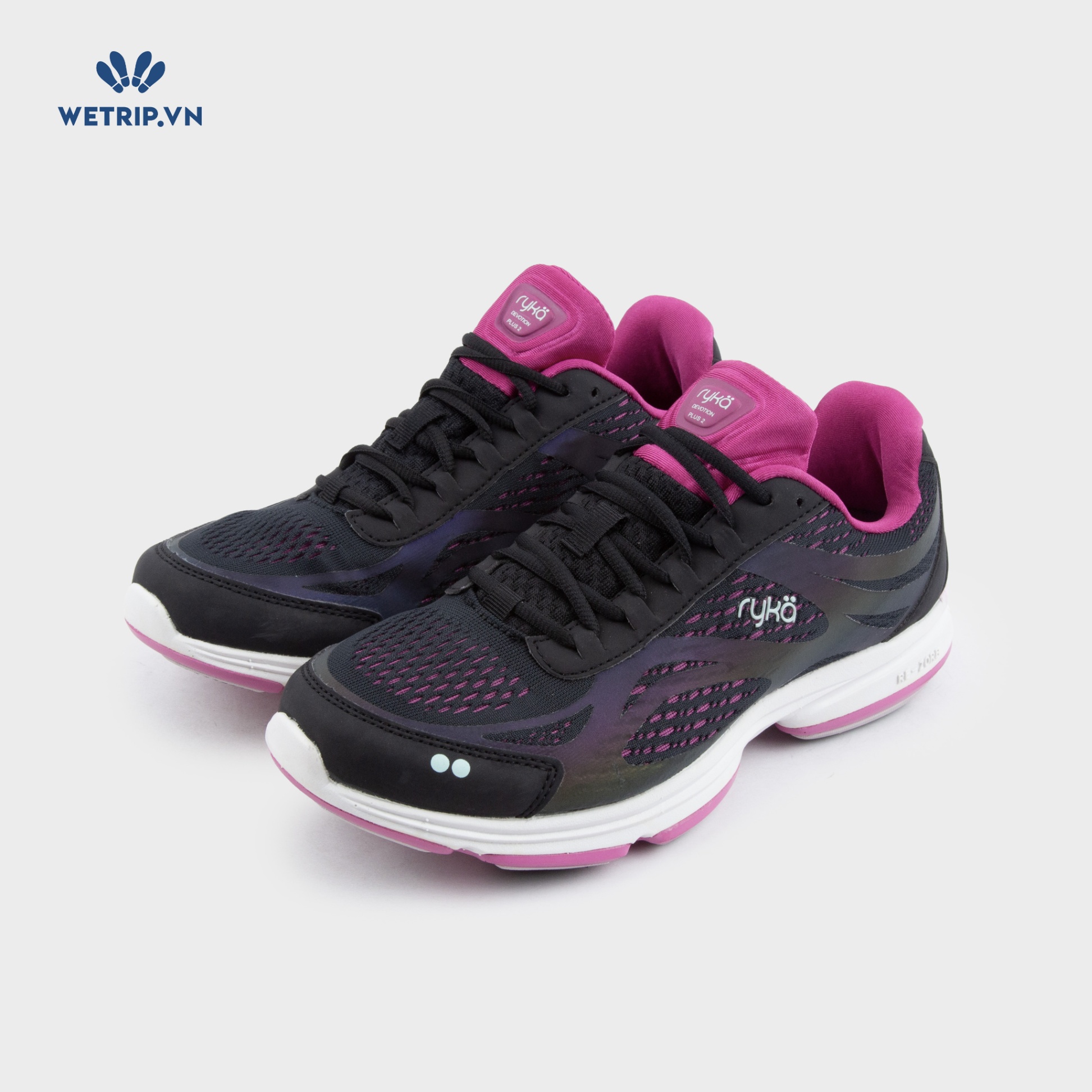 Sneakers RYKA (Đen cổ hồng) Mã SN-RYKA-007-G