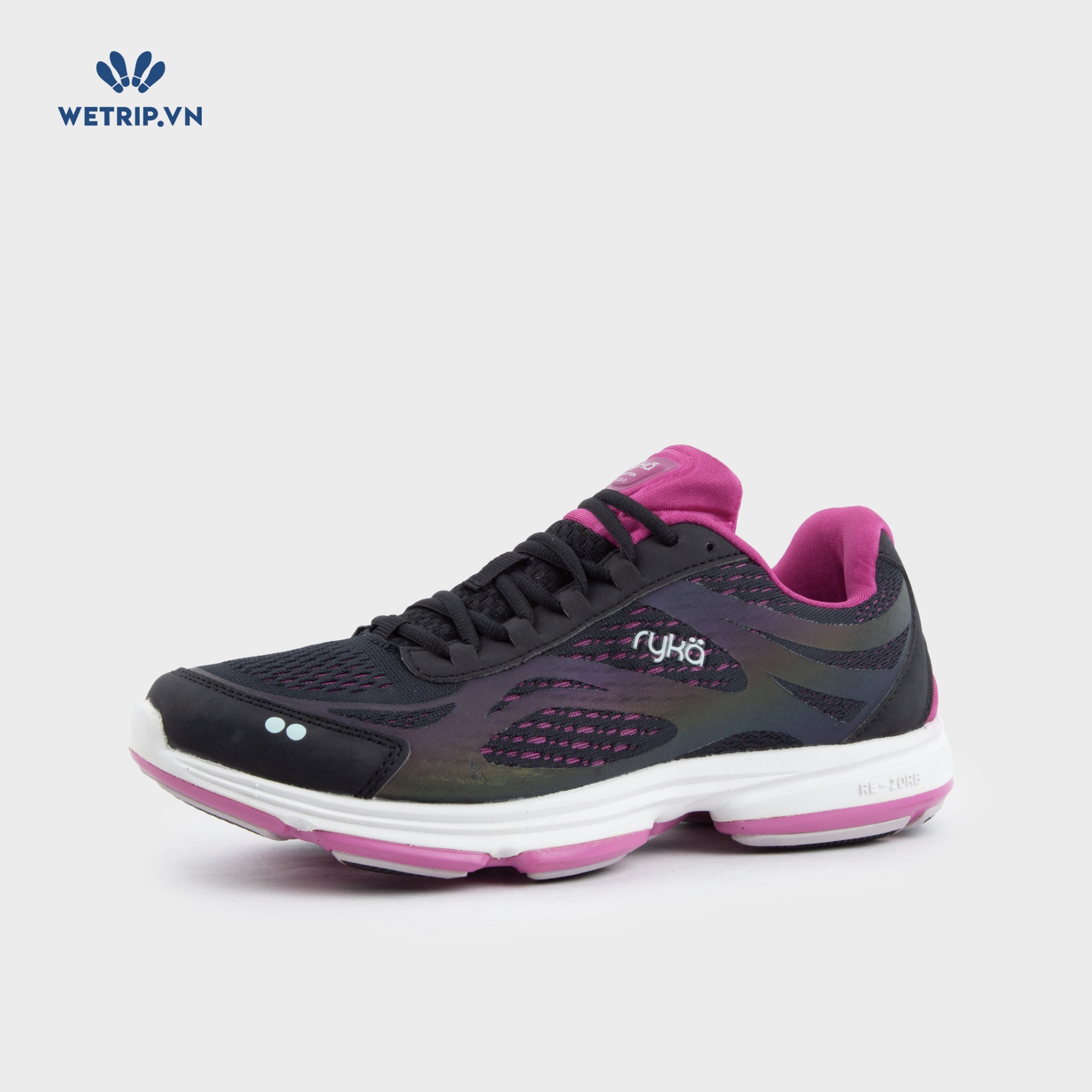 Sneakers RYKA (Đen cổ hồng) Mã SN-RYKA-007-G