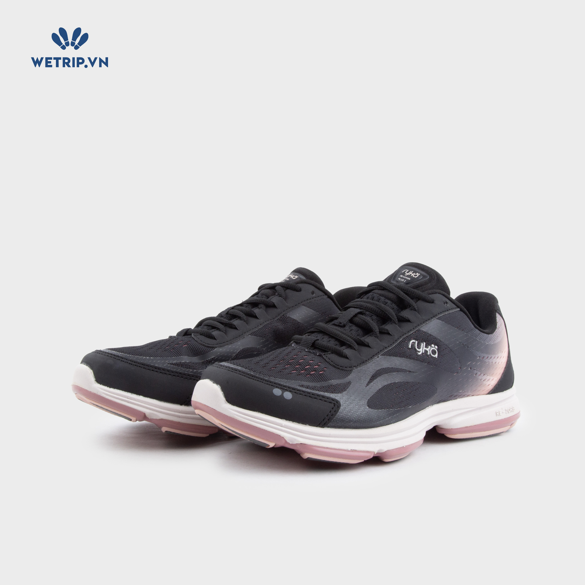 Sneakers RYKA (Đen, gót nude đen) Mã SN-RYKA-007-N