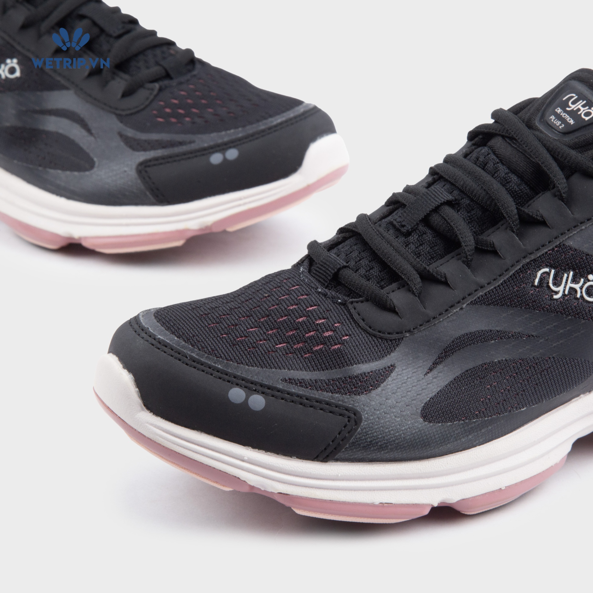 Sneakers RYKA (Đen, gót nude đen) Mã SN-RYKA-007-N
