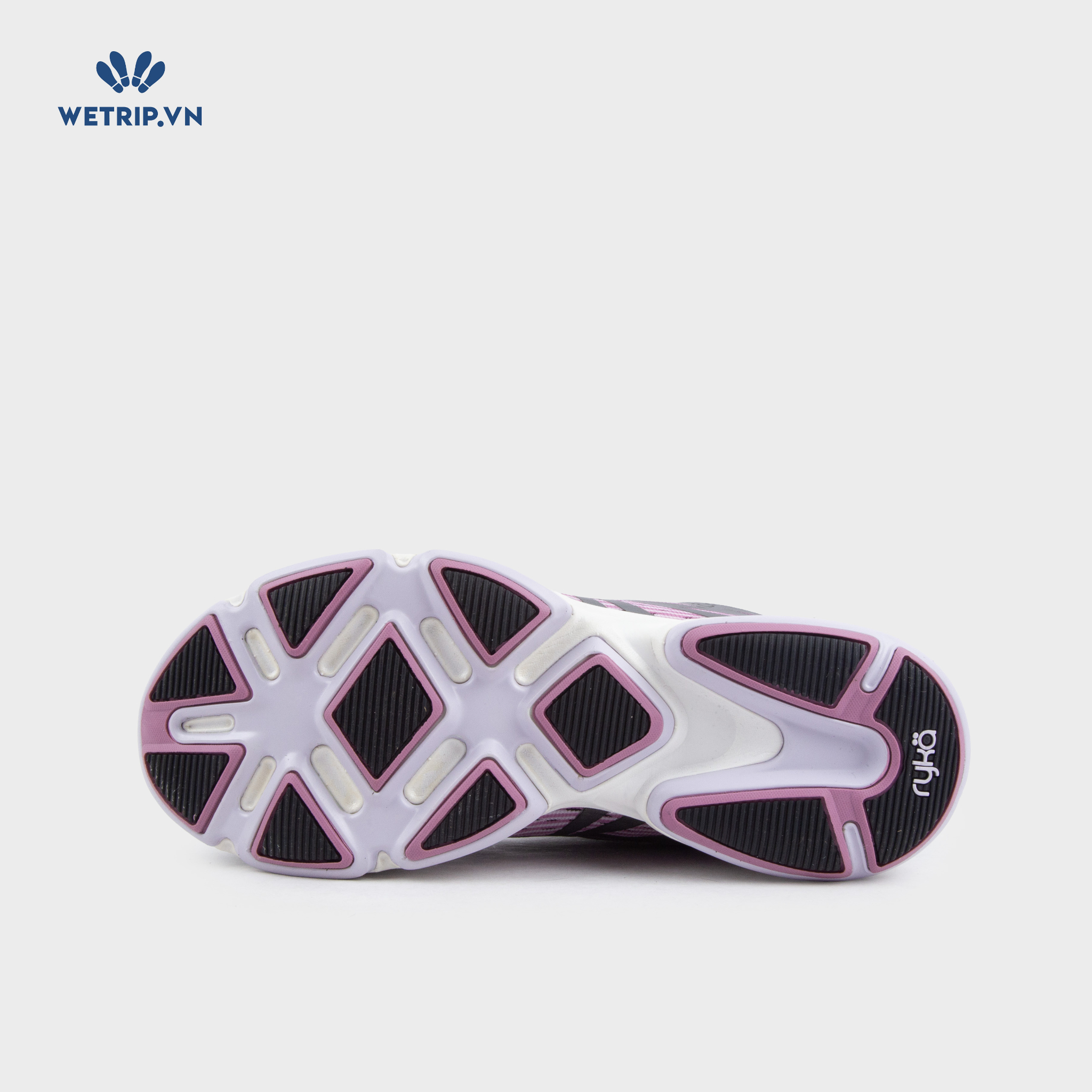 Sneakers RYKA (Đen hồng, gót đen) Mã SN-RYKA-008-J