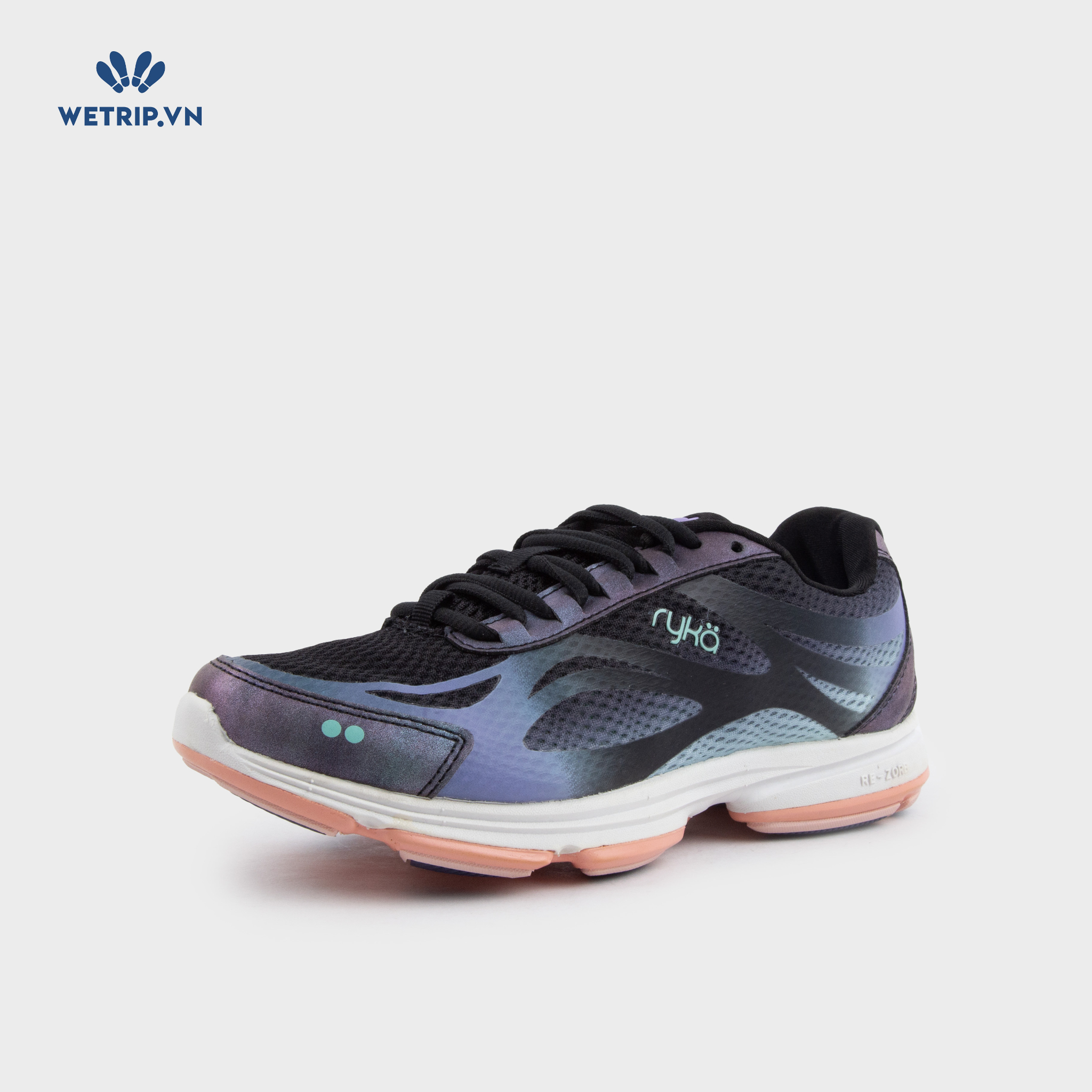 Sneakers RYKA (Đen xanh, gót đen) Mã SN-RYKA-007-M