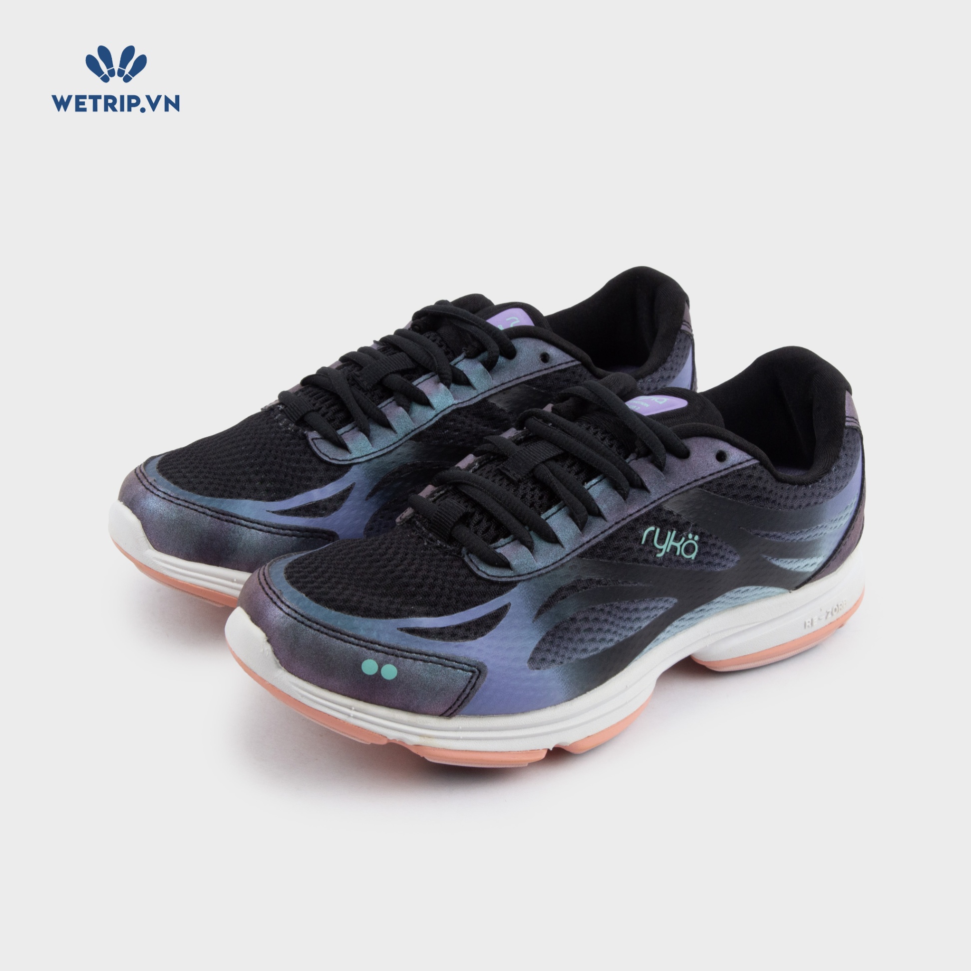Sneakers RYKA (Đen xanh, gót đen) Mã SN-RYKA-007-M