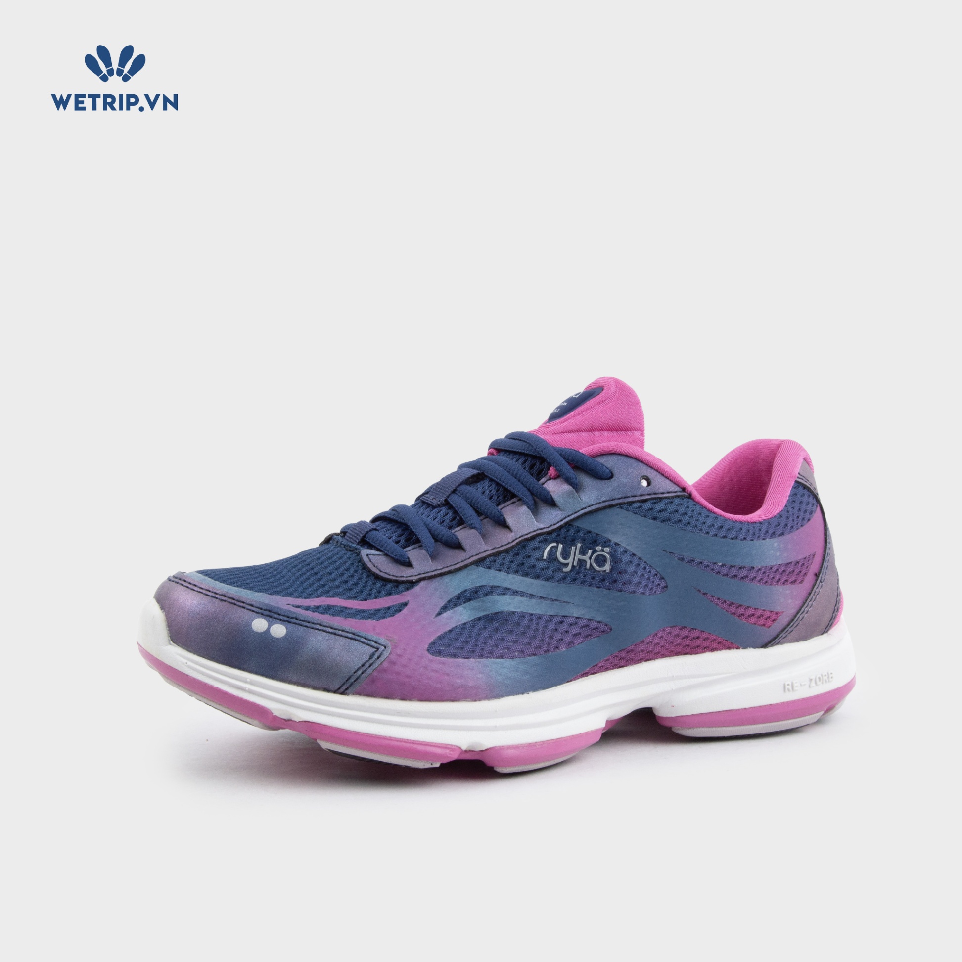 Sneakers RYKA (Xanh gót hồng) Mã SN-RYKA-007-F