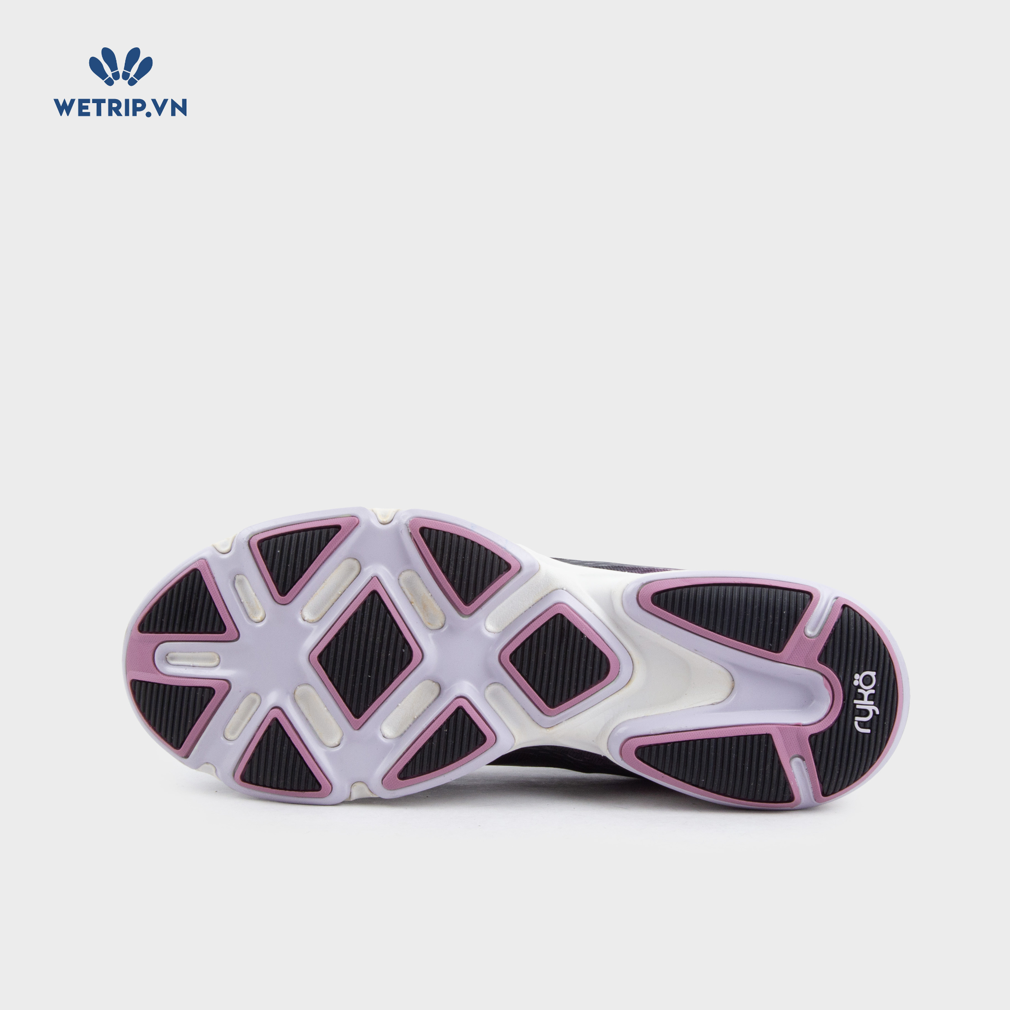 Sneakers RYKA (Đen hồng, gót tím) Mã SN-RYKA-007-S