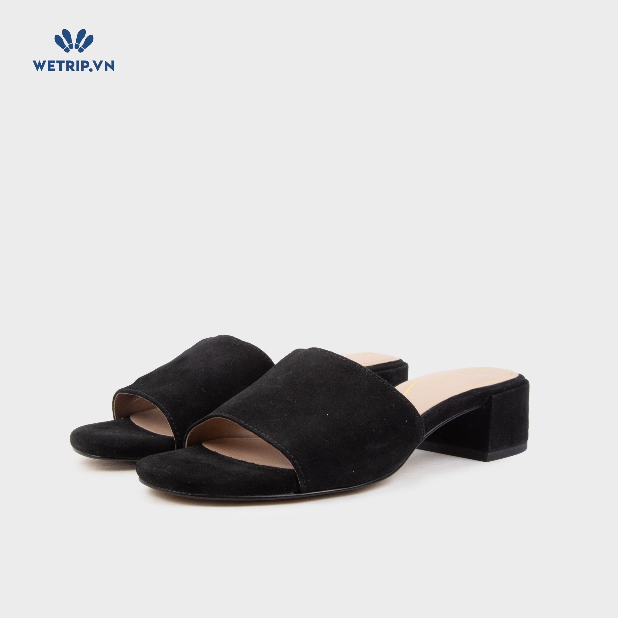 Sandal Cao Gót Cole Haan (Đen da lộn) Mã SDCG-COHA-005-B