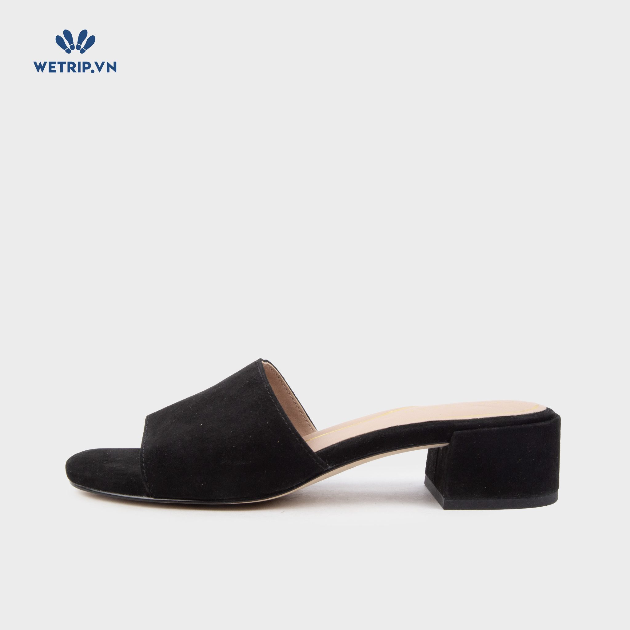 Sandal Cao Gót Cole Haan (Đen da lộn) Mã SDCG-COHA-005-B
