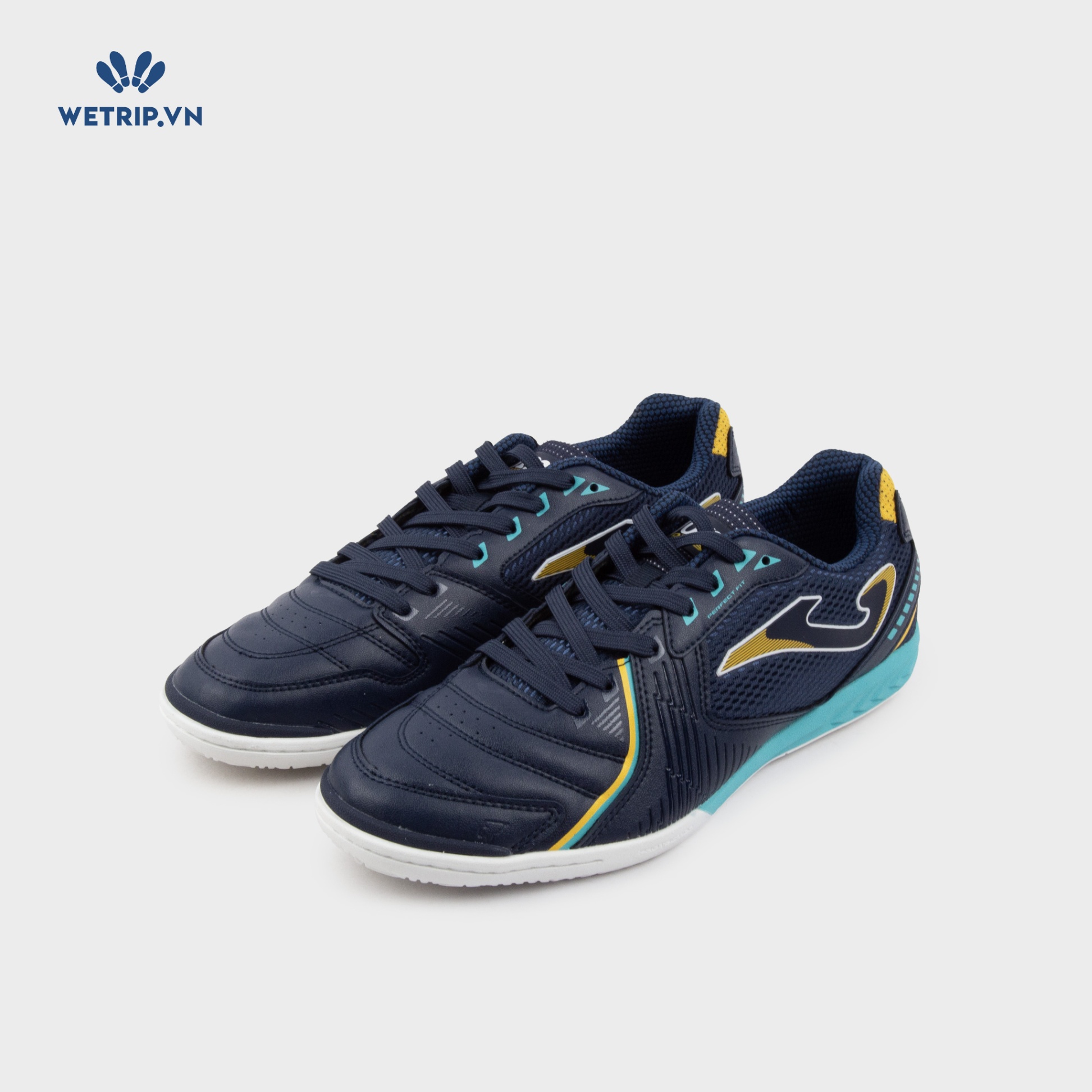 Sneaker JOMA (Đen đế viền xanh ngọc - đế bằng) Mã SN-JOMA-002-B2