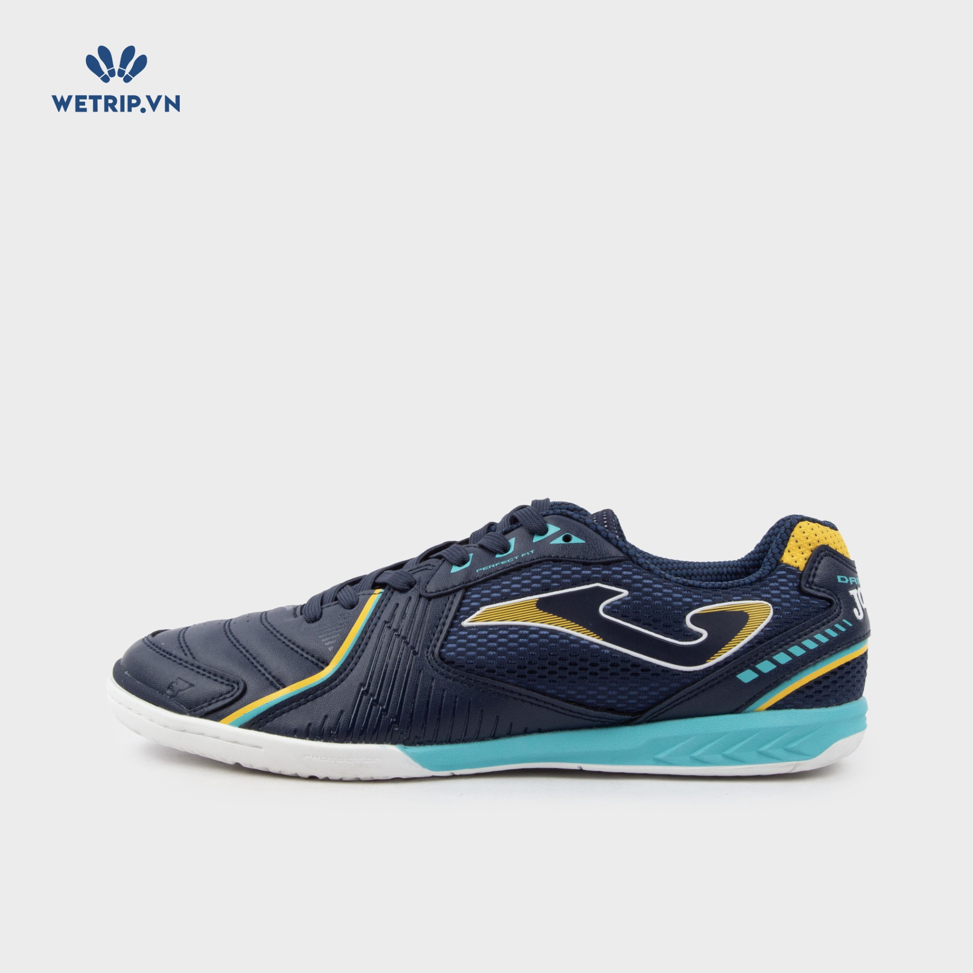 Sneaker JOMA (Đen đế viền xanh ngọc - đế bằng) Mã SN-JOMA-002-B2