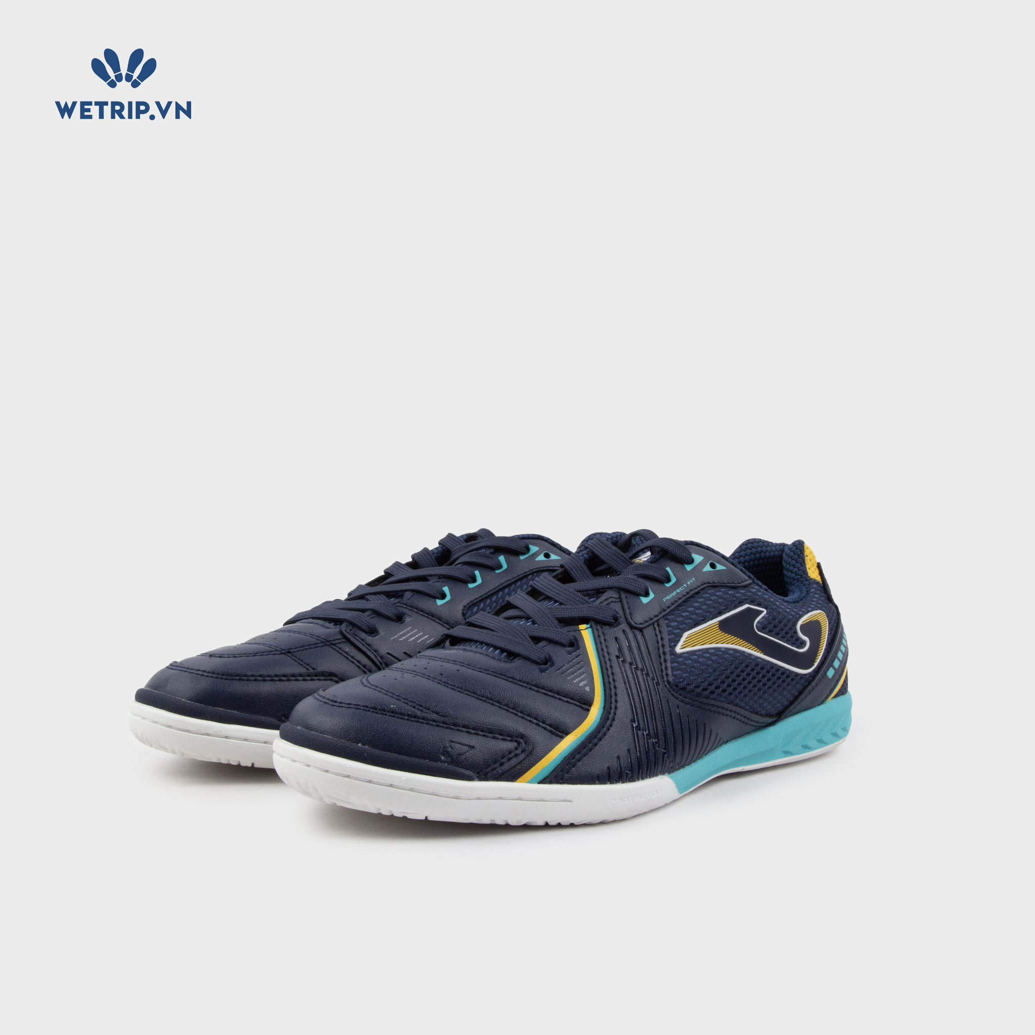 Sneaker JOMA (Đen đế viền xanh ngọc - đế bằng) Mã SN-JOMA-002-B2