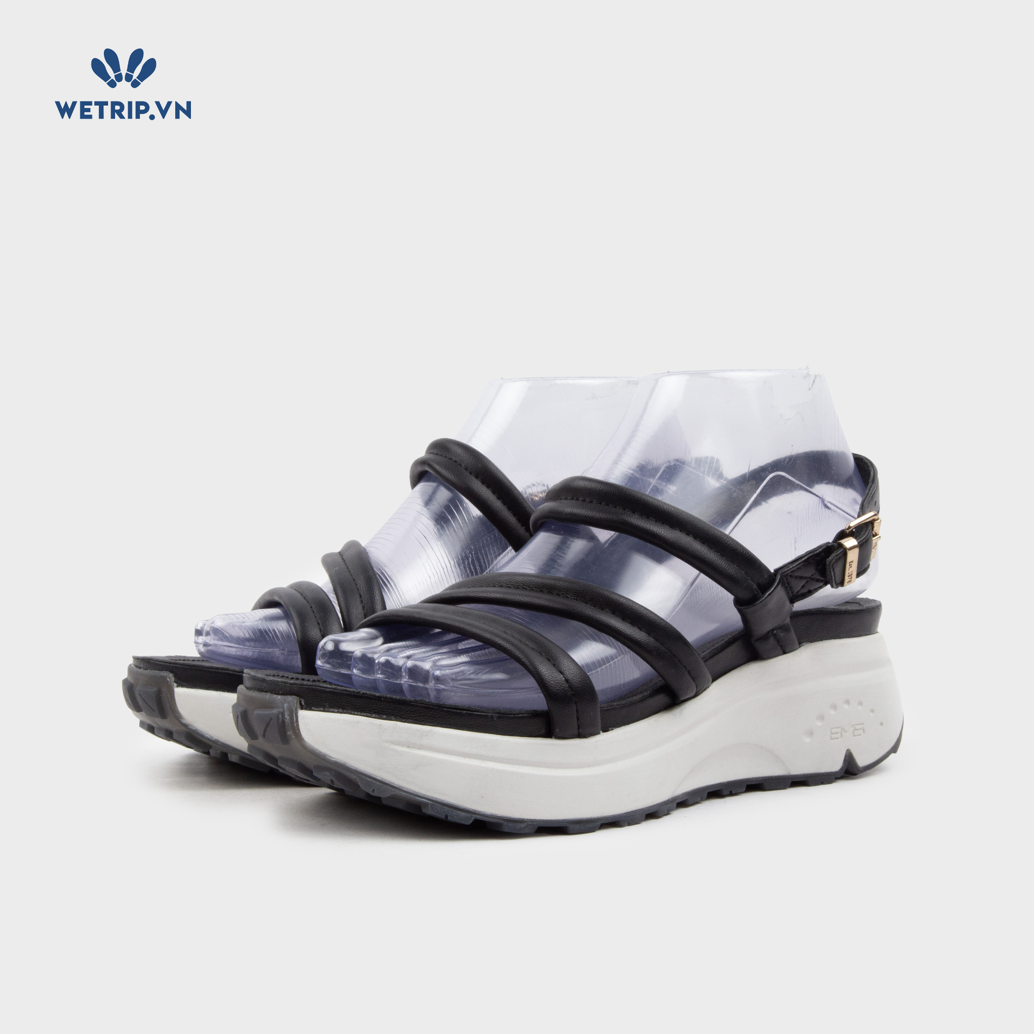 Sandal Bussola (Đen đế trắng) Mã SD-BSL-112-A1