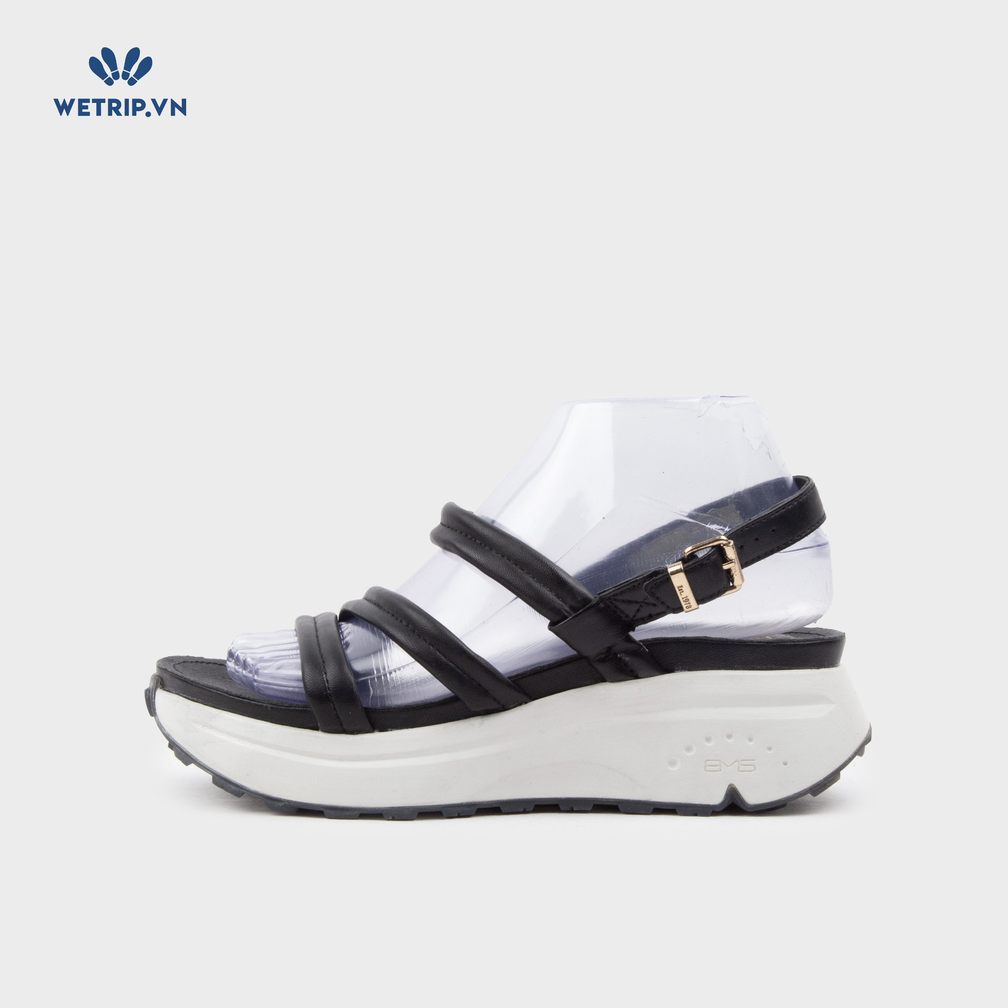 Sandal Bussola (Đen đế trắng) Mã SD-BSL-112-A1
