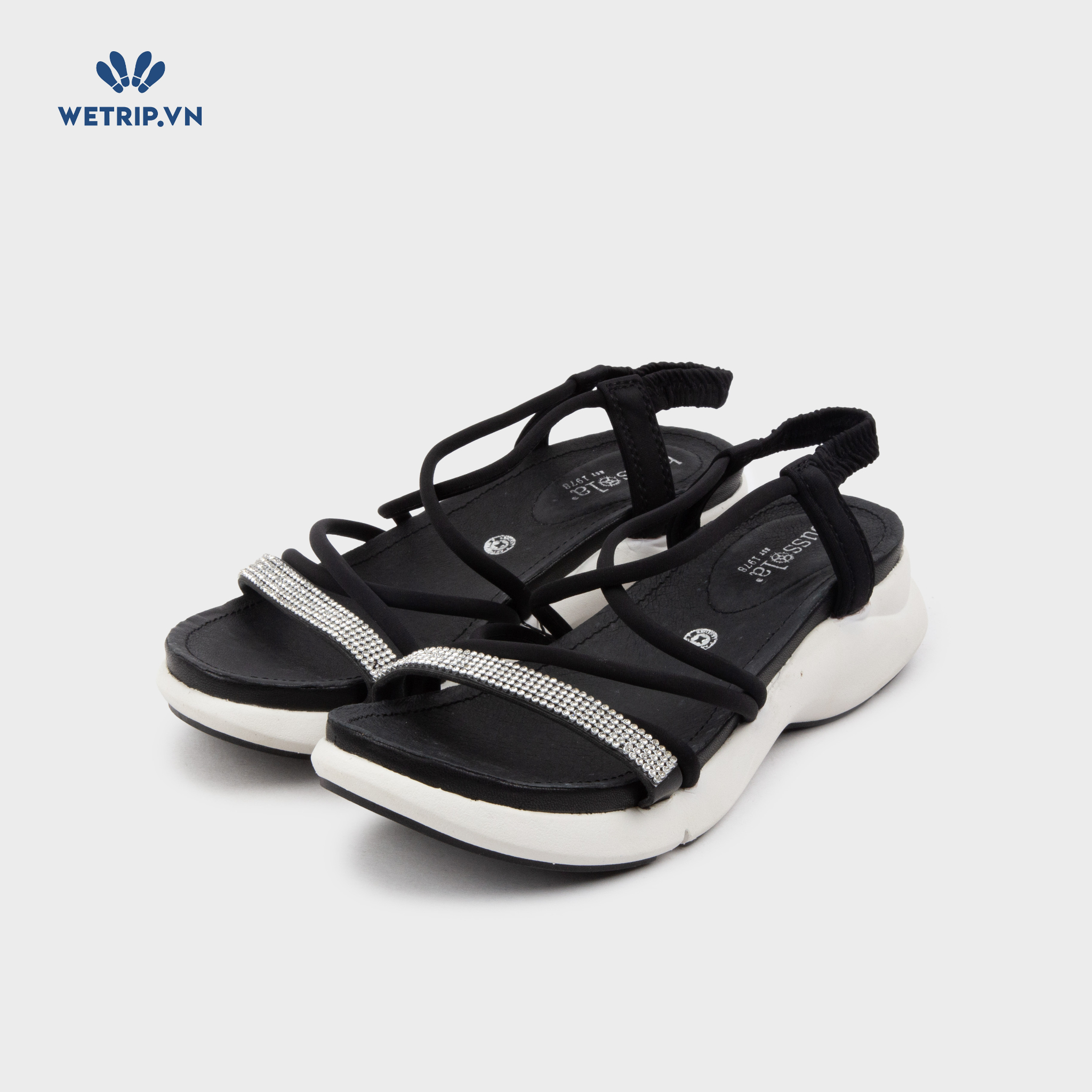 Sandal Bussola (Đen đế trắng) Mã SD-BSL-113-A2