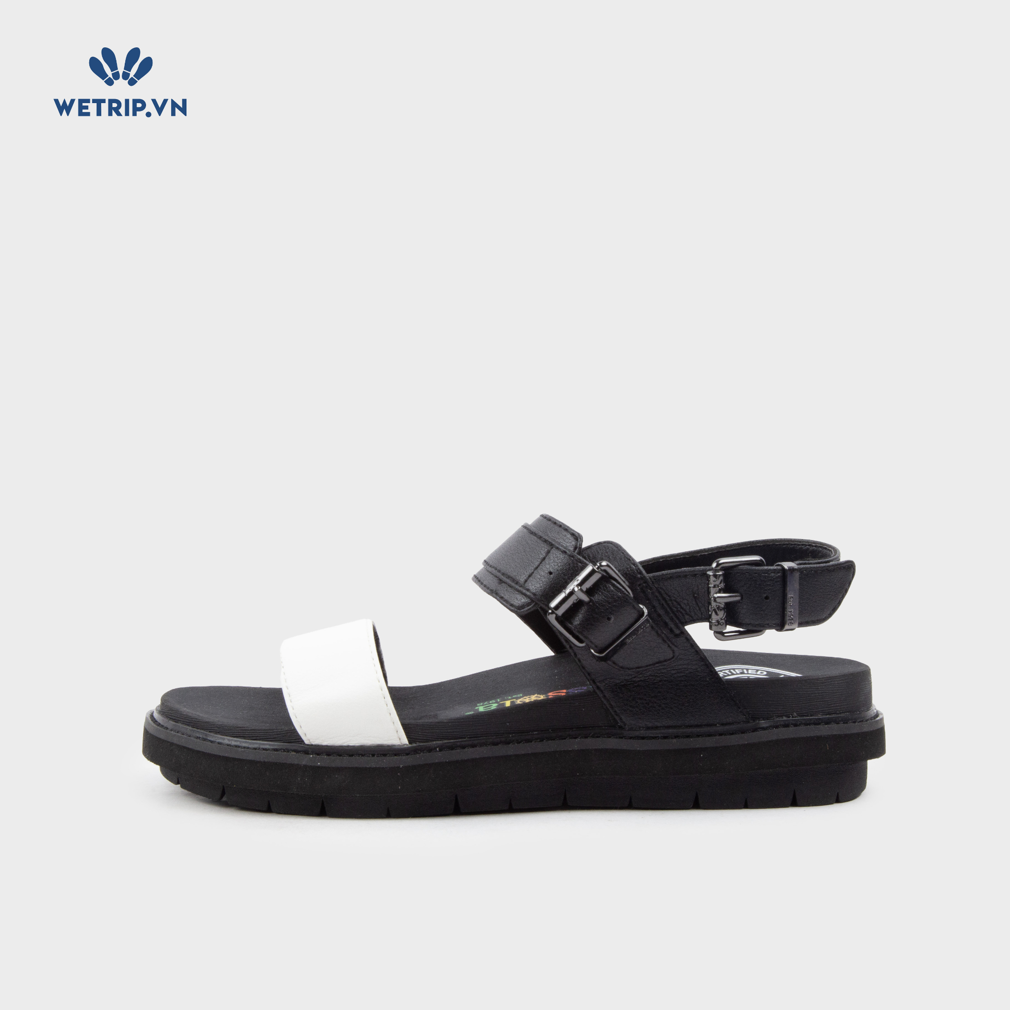 Sandal Bussola (Trắng đế đen) Mã SD-BSL-104-C