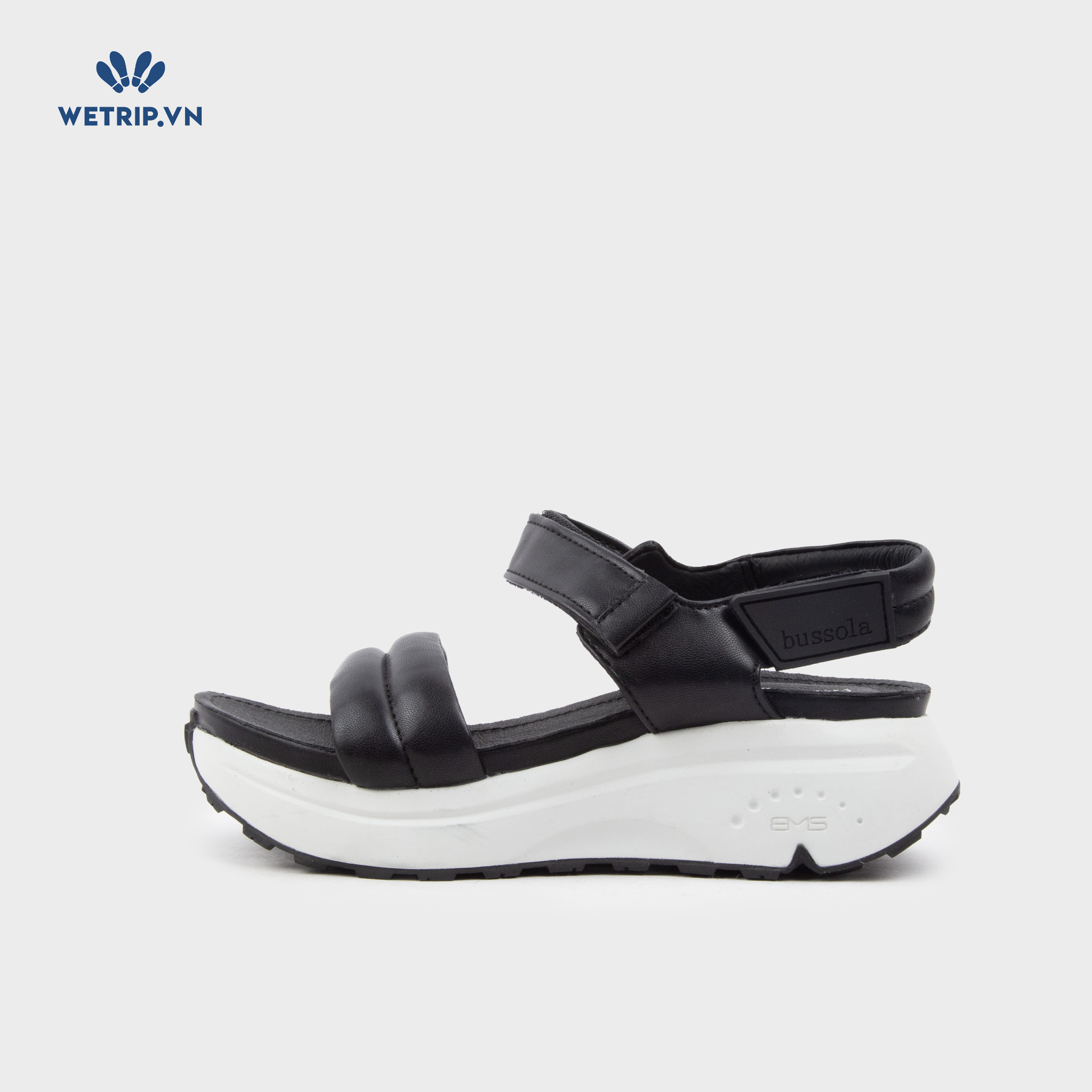 Sandal Bussola (Đen đế trắng) Mã SD-BSL-105-A