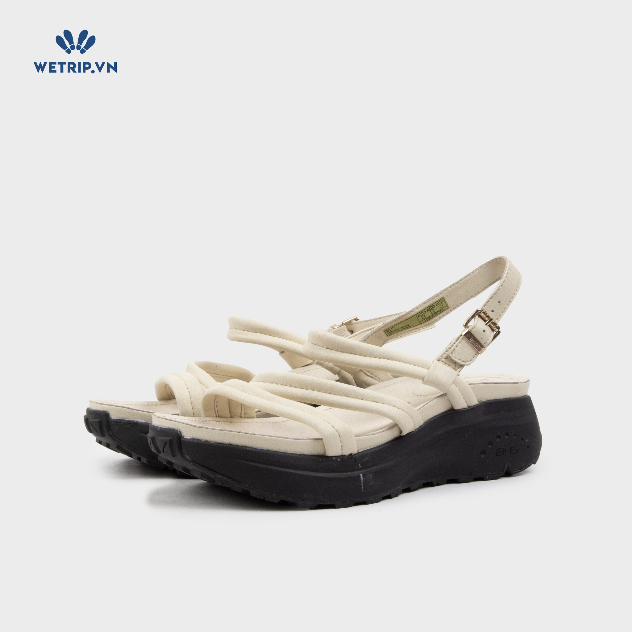 Sandal Bussola (Be đế đen) Mã SD-BSL-112-B1