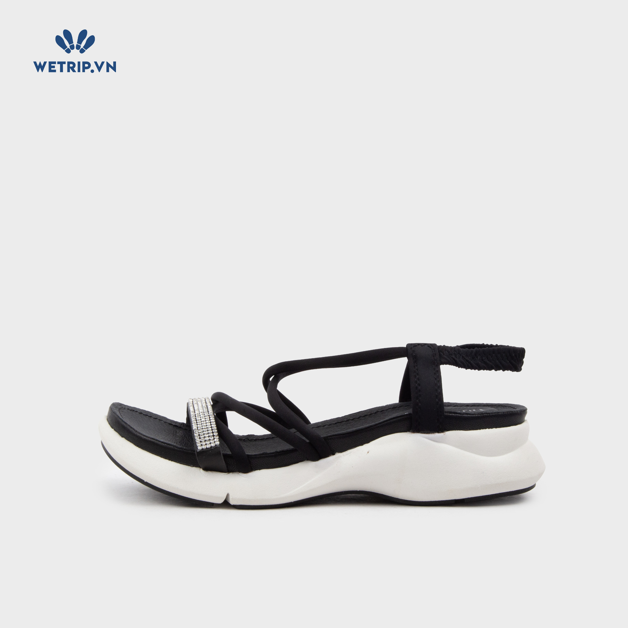 Sandal Bussola (Đen đế trắng) Mã SD-BSL-113-A2