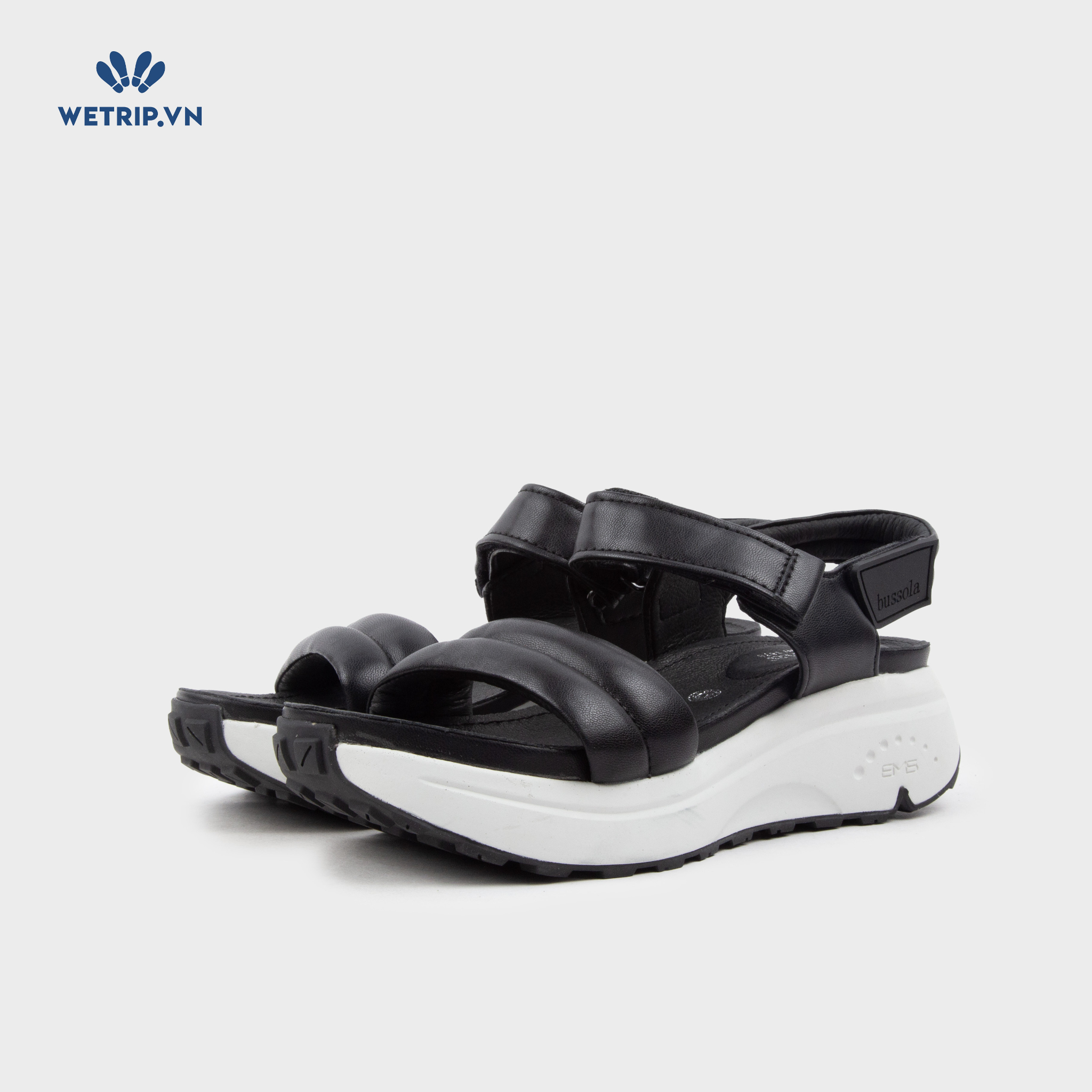 Sandal Bussola (Đen đế trắng) Mã SD-BSL-105-A