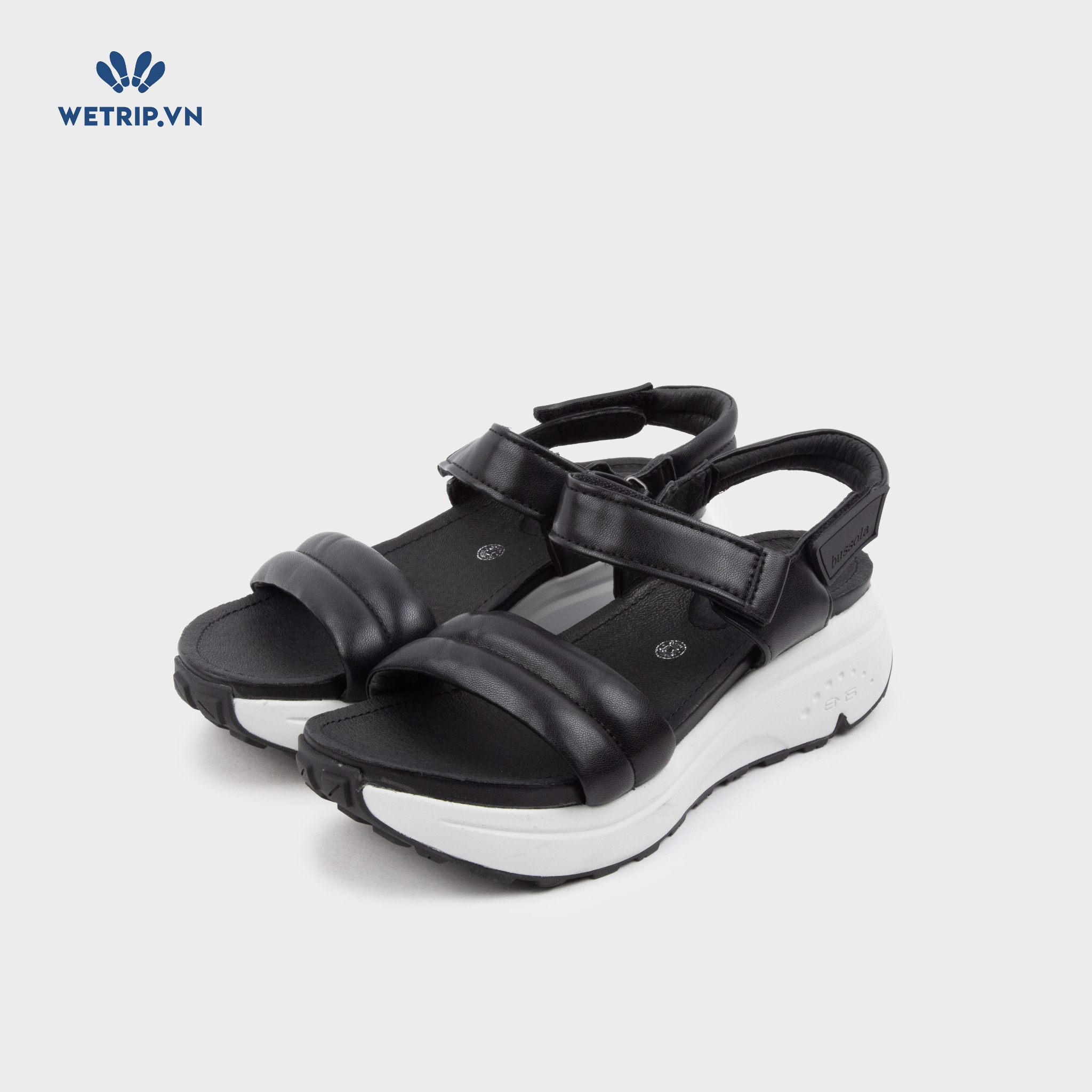Sandal Bussola (Đen đế trắng) Mã SD-BSL-105-A