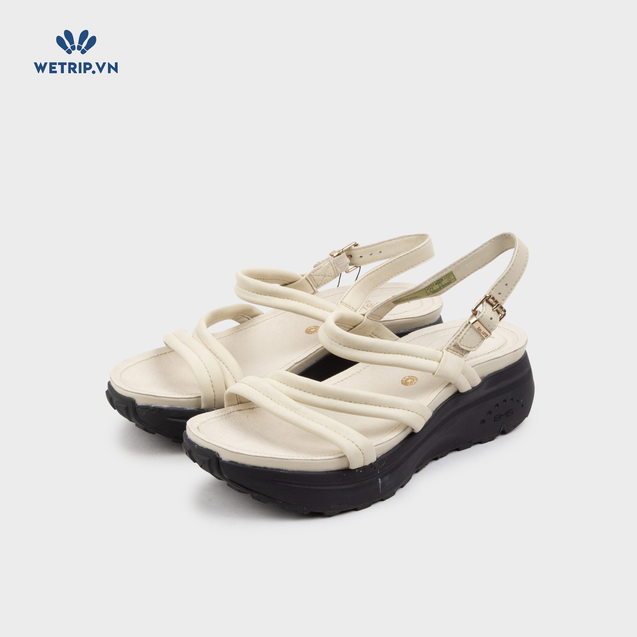Sandal Bussola (Be đế đen) Mã SD-BSL-112-B1