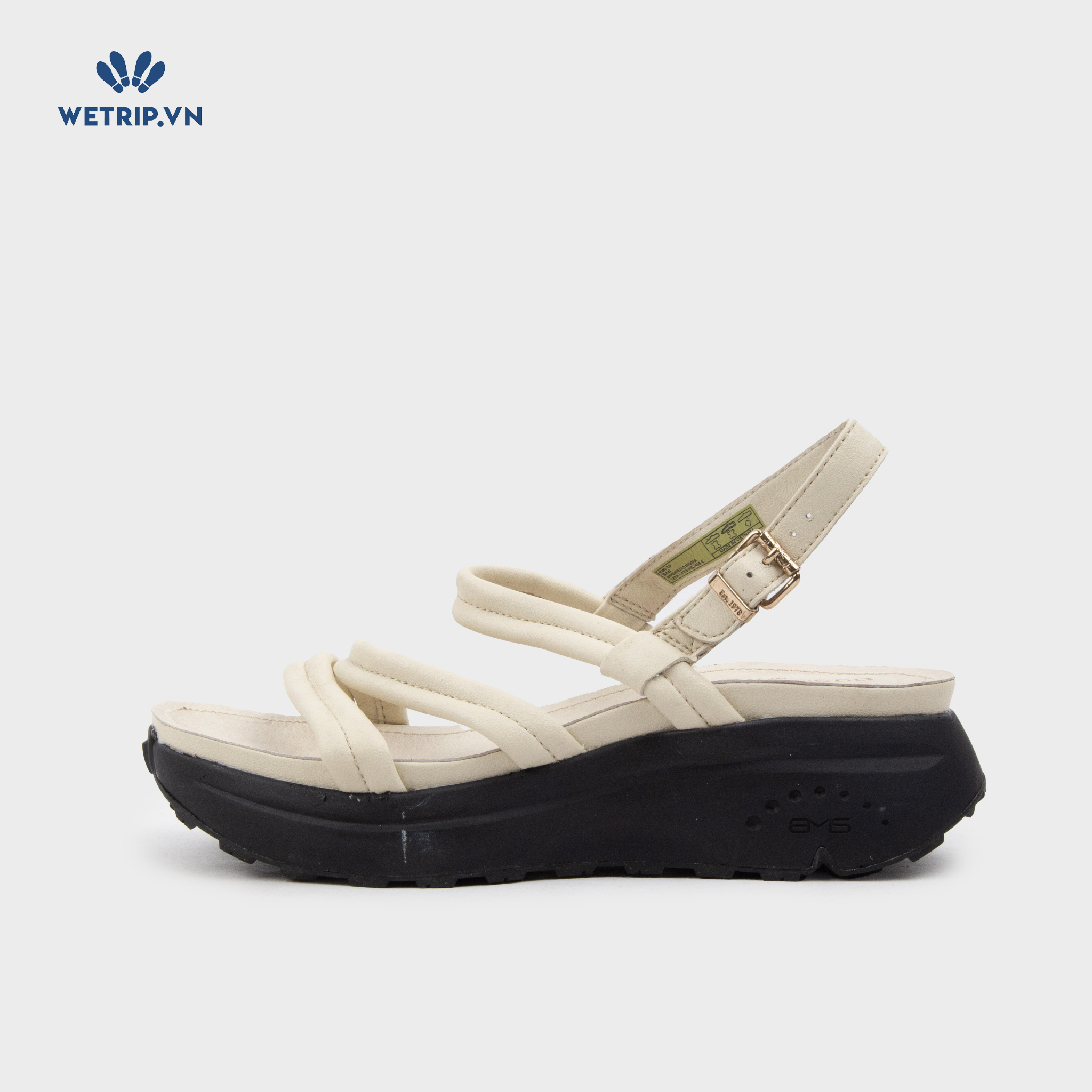 Sandal Bussola (Be đế đen) Mã SD-BSL-112-B1