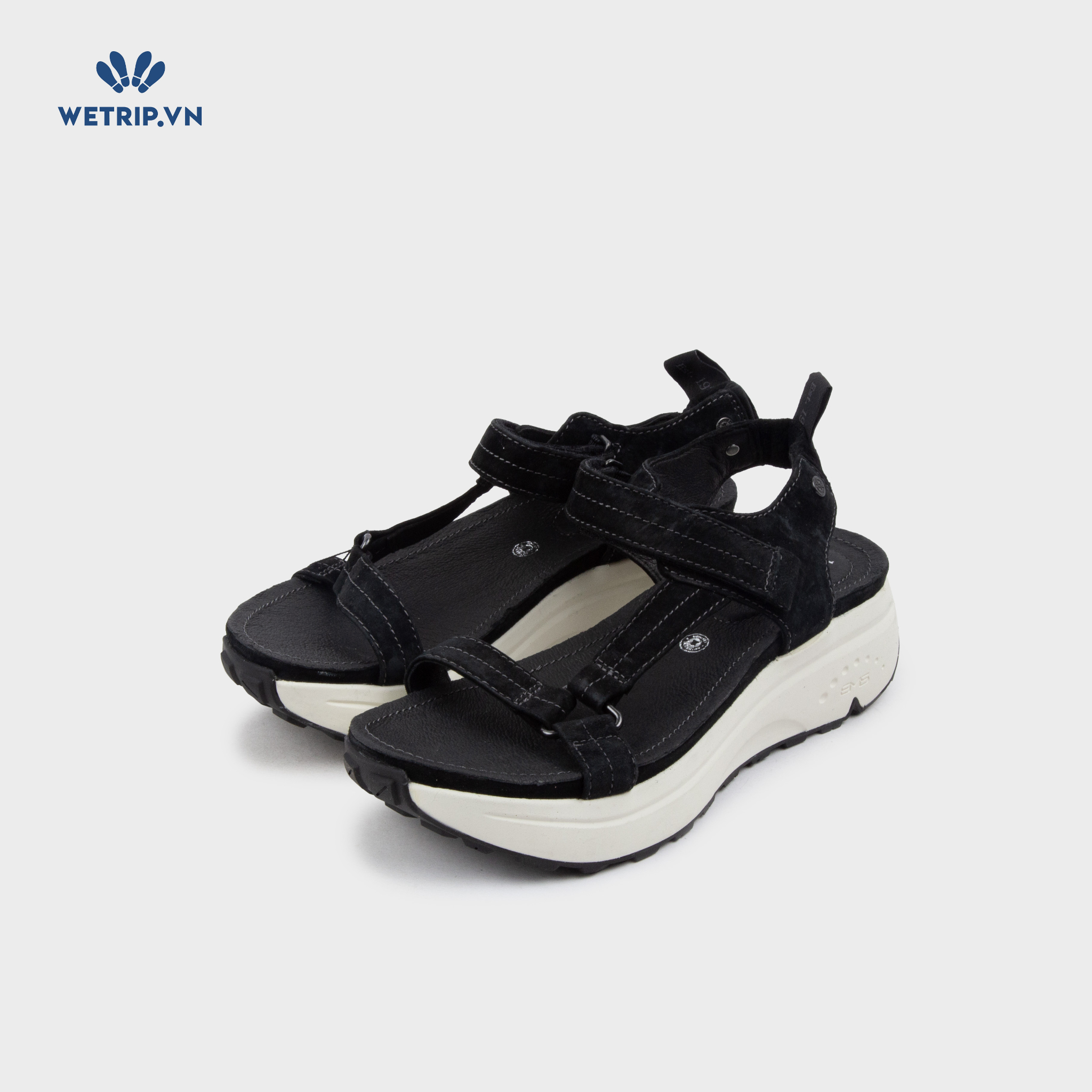 Sandal Bussola (Đen đế trắng) Mã SD-BSL-107-A